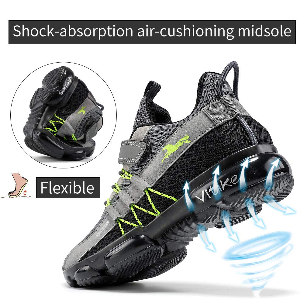Jmfchi Boys Girls Kids Sneakers Knitted Mesh Sports Shoes Breathable Lightweight Running Shoes For Kids Fashion Athletic Casual