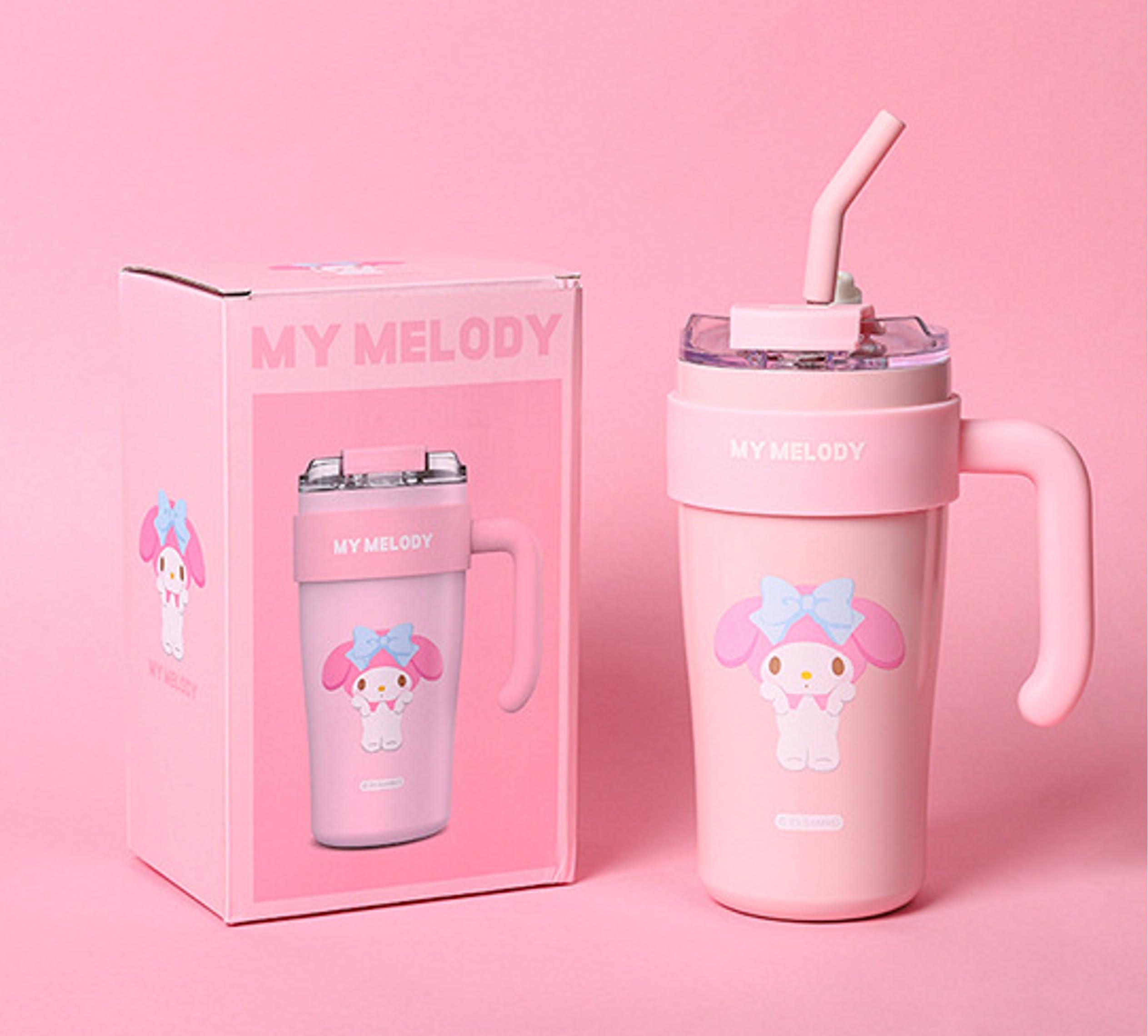 Everyday Delights Melody Stainless Steel Insulated Cup With Lid & Straw 860Ml - Large Size