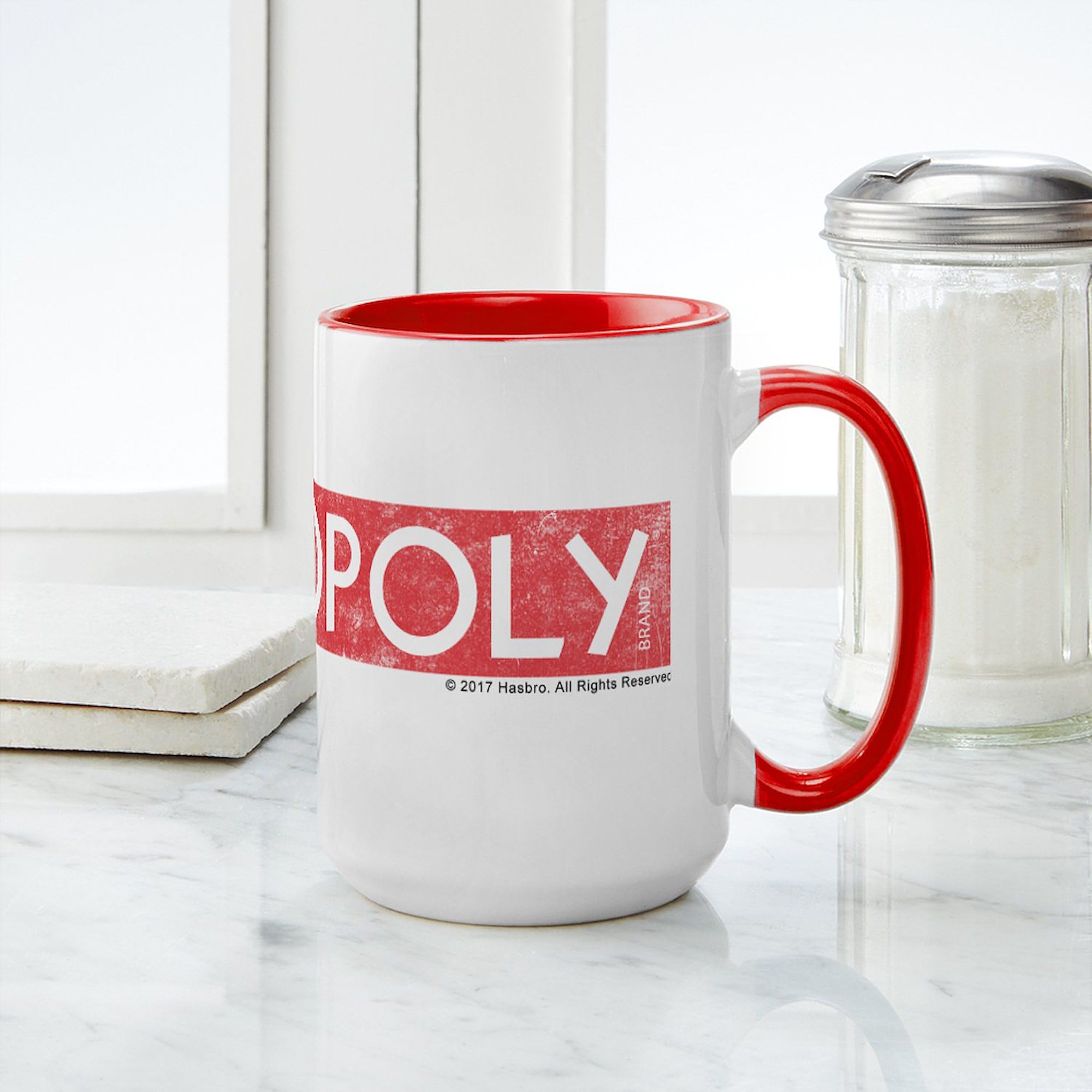 CafePress Monopoly Vintage Logo 15 oz (444 ml) Ceramic Coffee Mug