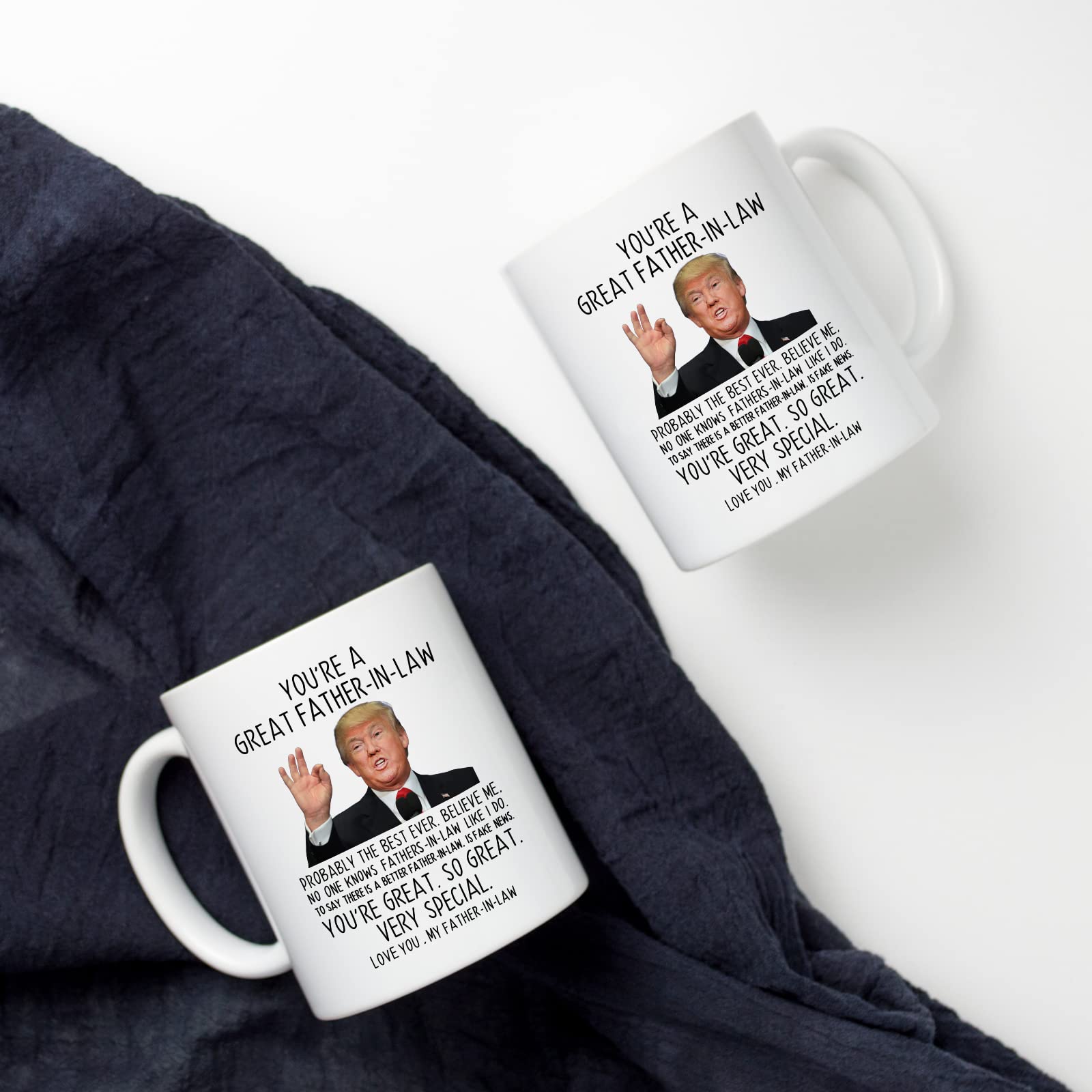 Aurahouse You 'Re A Great Father In Law 11 Oz Coffee Mug, Funny Christmas Gifts For Father-In-Law, Father-In-Law Birthday Gifts,