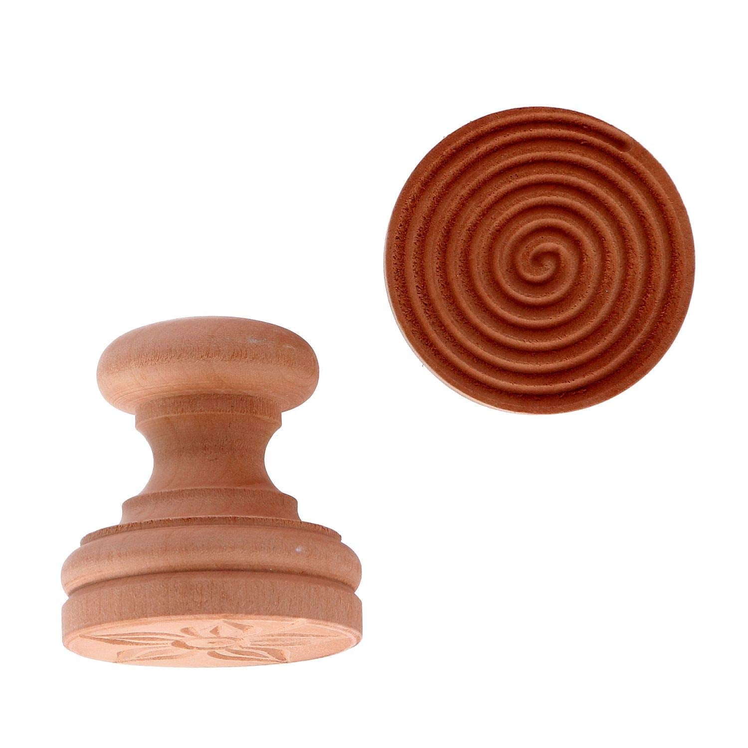 Calder Corzetti Mould Flower Shape, 5.3 Cm Diameter-5.5 Cm Height, Colour - Brown