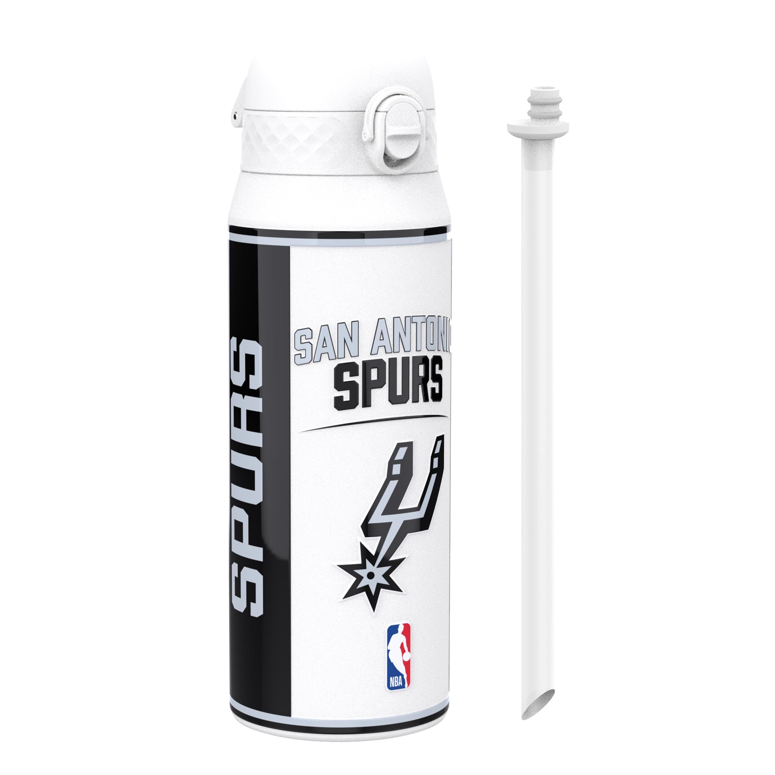 Ion8 NBA Minnesota Timberwolves Game Day Insulated Bottle, 750ml/24oz (San Antonio Spurs, Insulated Steel, Game Day Series)