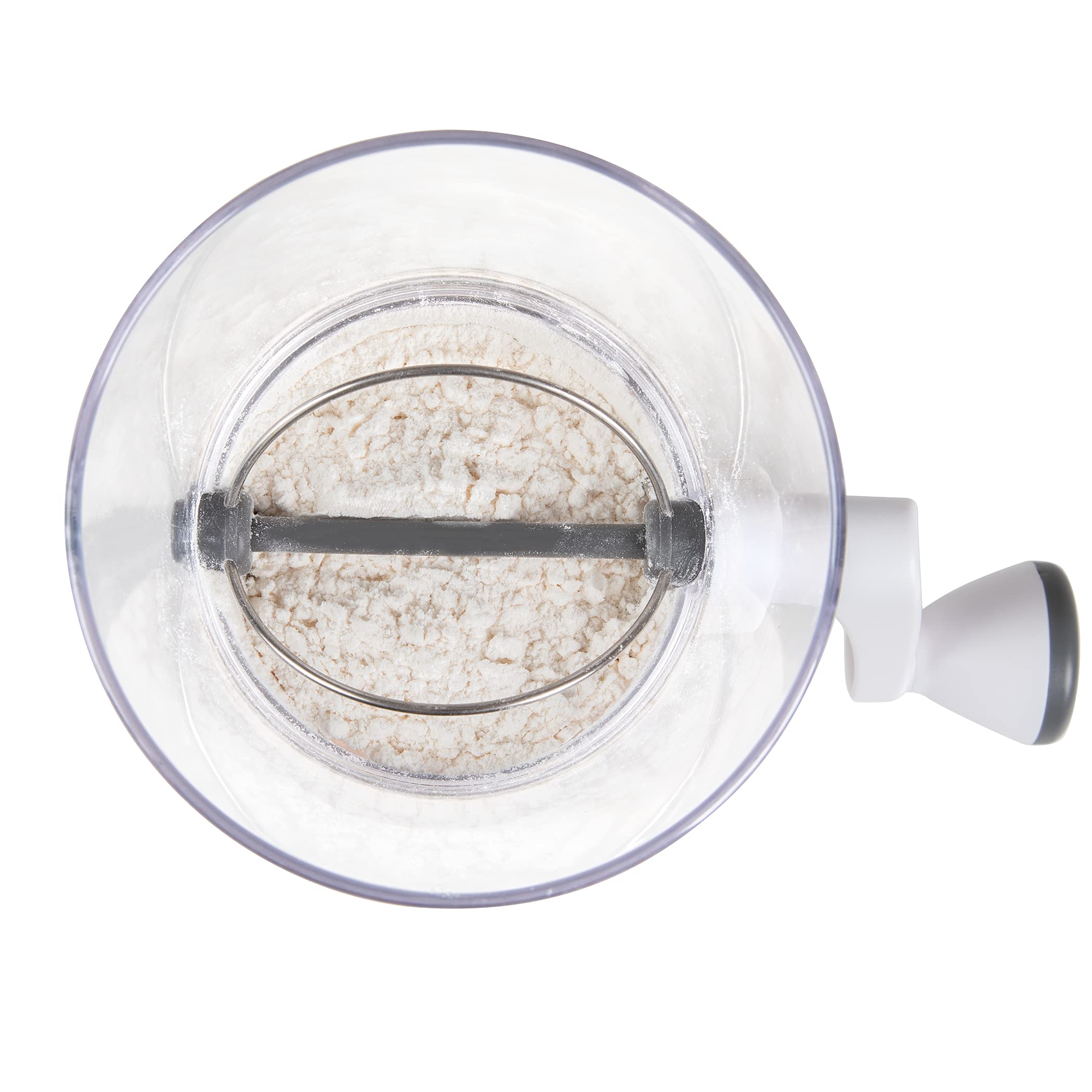Prepworks 2 To 1, Double Volume Quick Sift Flour Sifter For Baking, 2 Cup