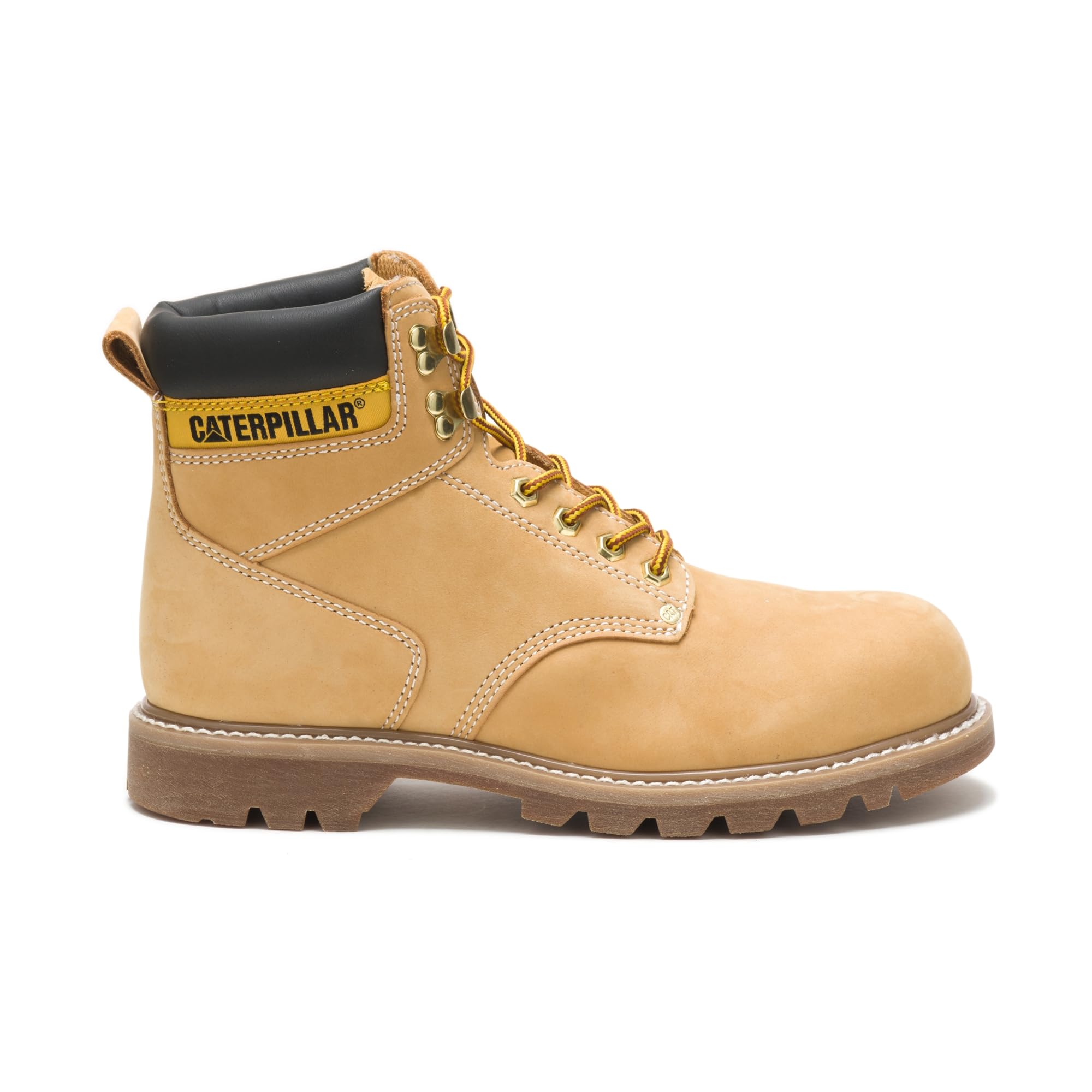 Cat Footwear Mens Second Shift Steel Toe Work Boot, Honey, 13 Wide