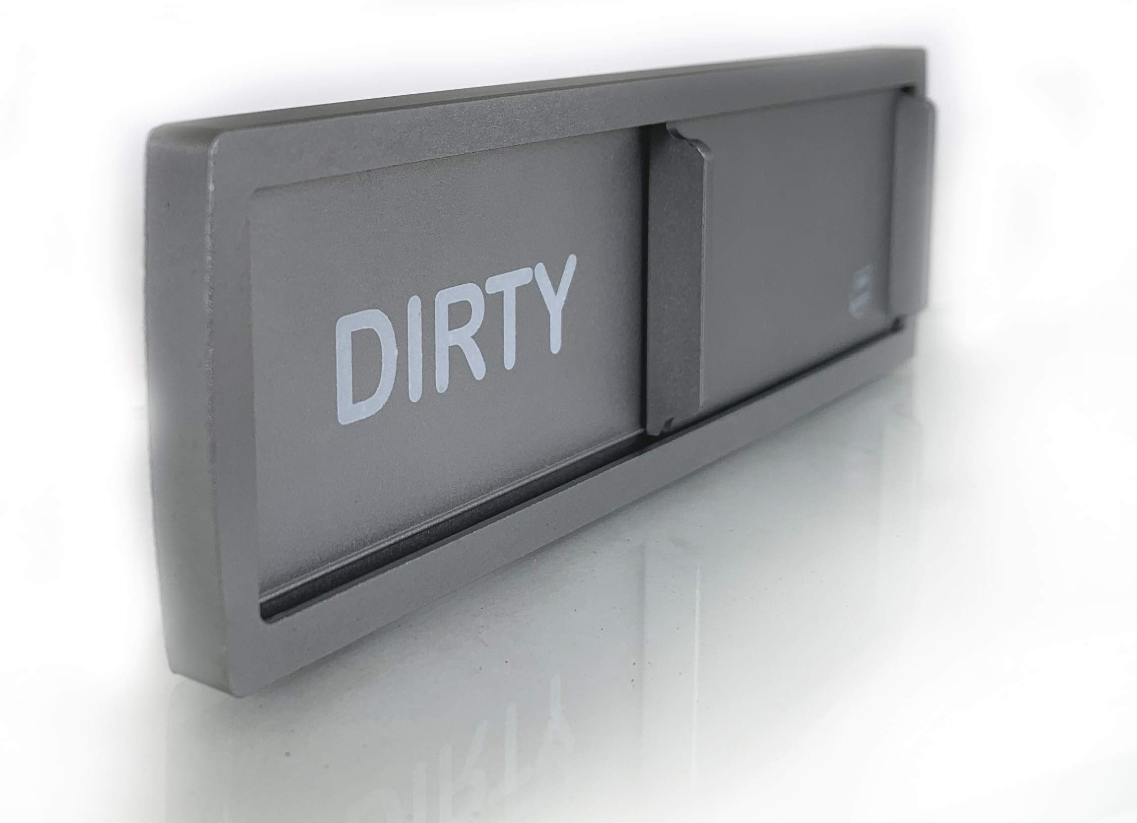 Premium Limited Edition Dishwasher Magnet Clean Dirty For A Unique And Stylish Look (Black Stainless)