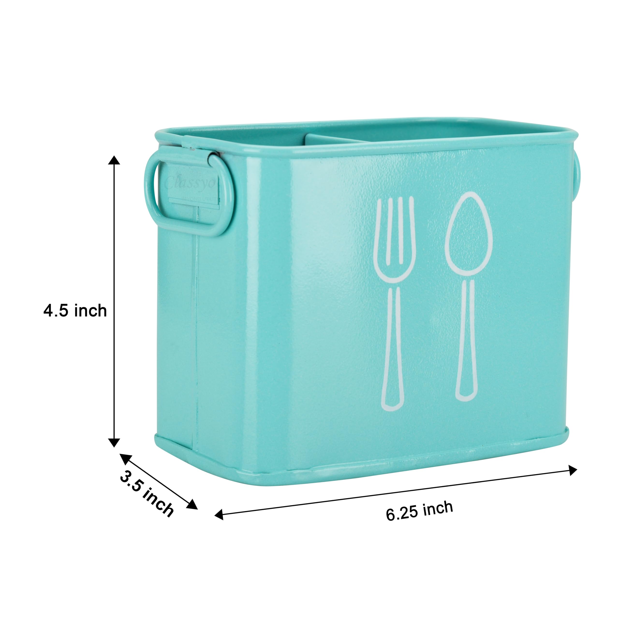 Classyo Cutlery Holder & Spoon Stand For Kitchen & Dining Table- Spoon Holder For Kitchen Shelves-Cutlery Holder For Kitchen, Me