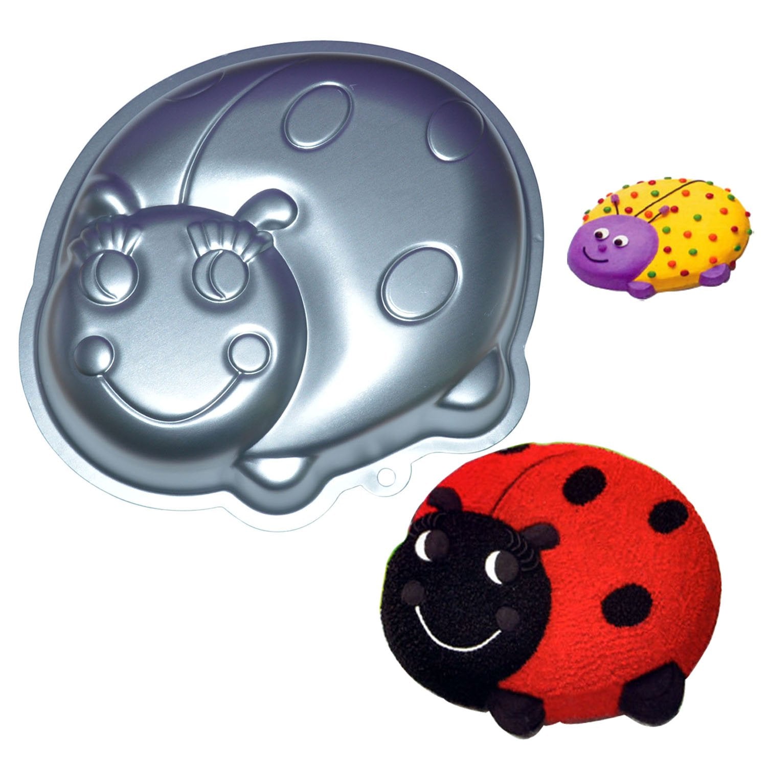 Gxhuang 10 Inch Ladybug Aluminum Alloy Cake Bake Pan Cakes Baking Mold (Beetle)