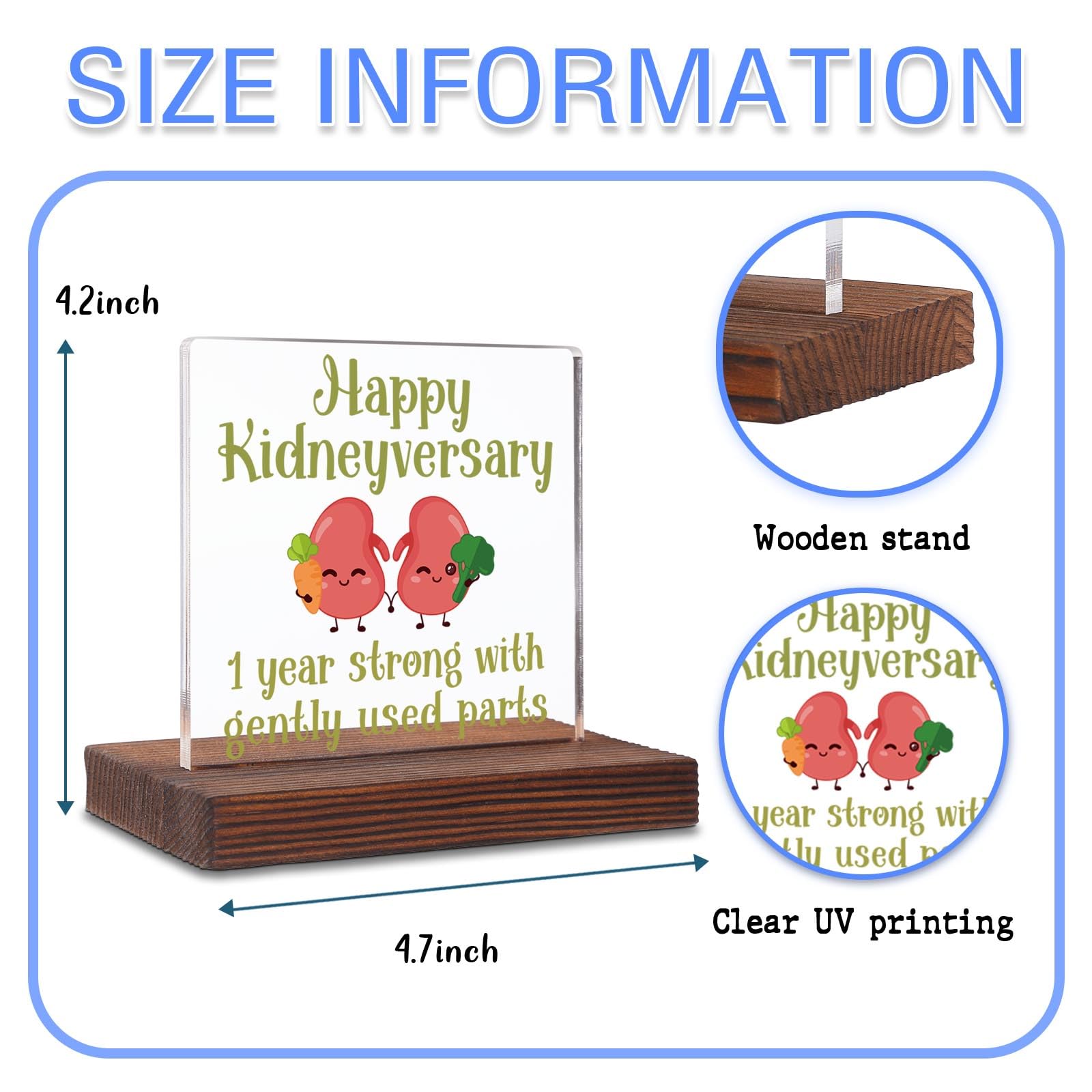 Appreciation Thank You Gift for Kidney Transplant, Kidney Transplant Surgery Gift, Gifts for Women Nephrology Nurse Gift Kidney