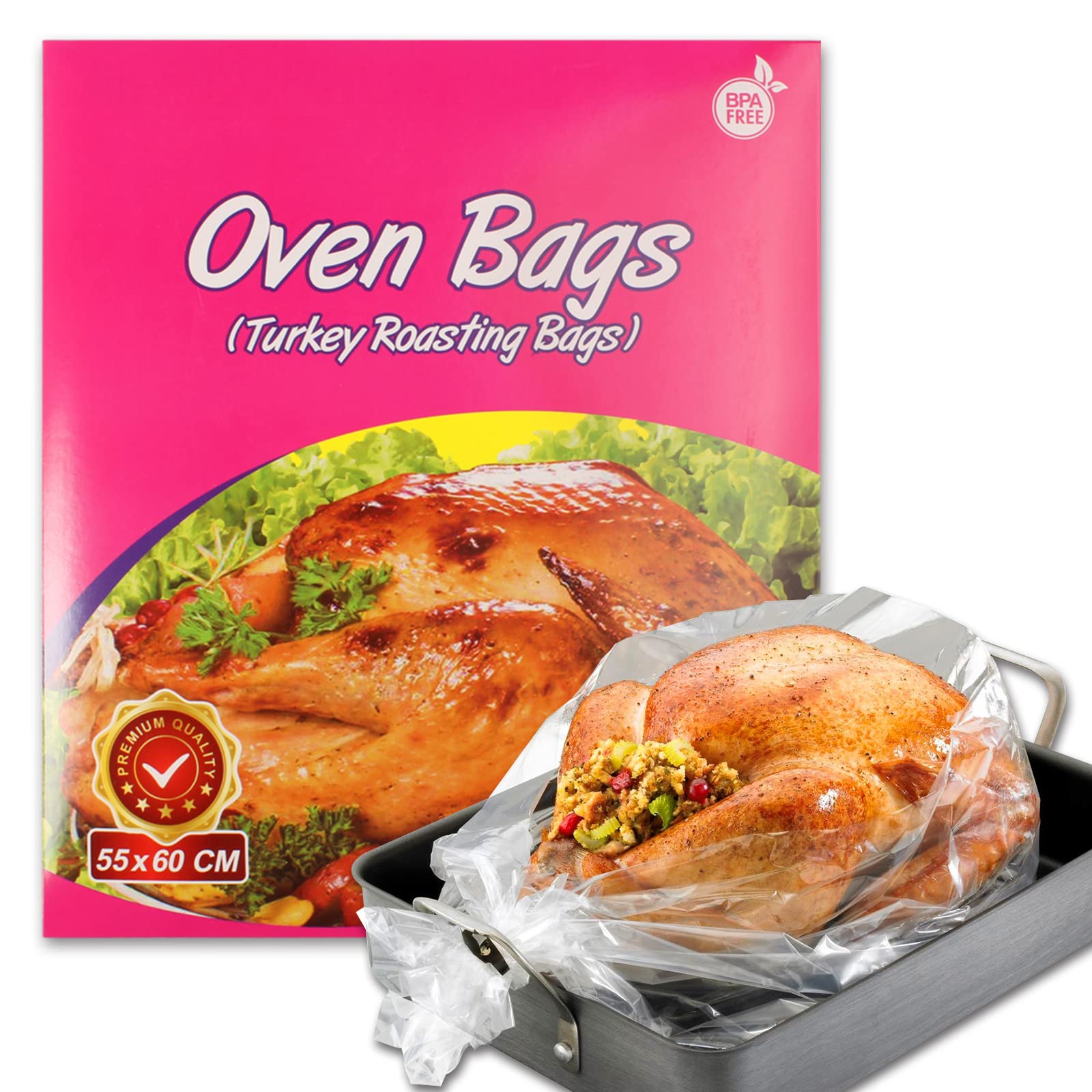 10 Counts Oven Bags Turkey Size | Large Oven Bag For Thangkgiving Day Turkey Roasting Cooking(1)