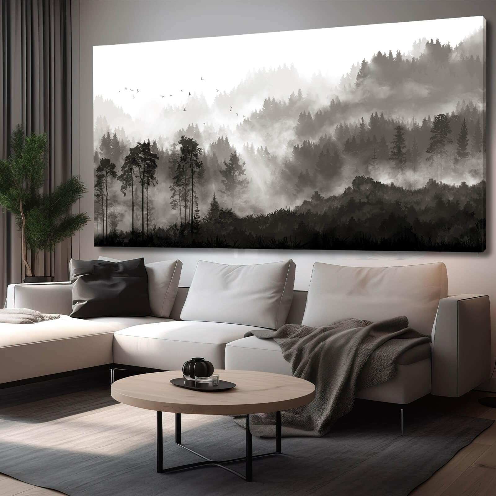 Yjyart Large Artwork For Living Room Wall Canvas Art Mountains Nature Painting Artwork For Bedroom Kitchen Dining Room Modern Ho