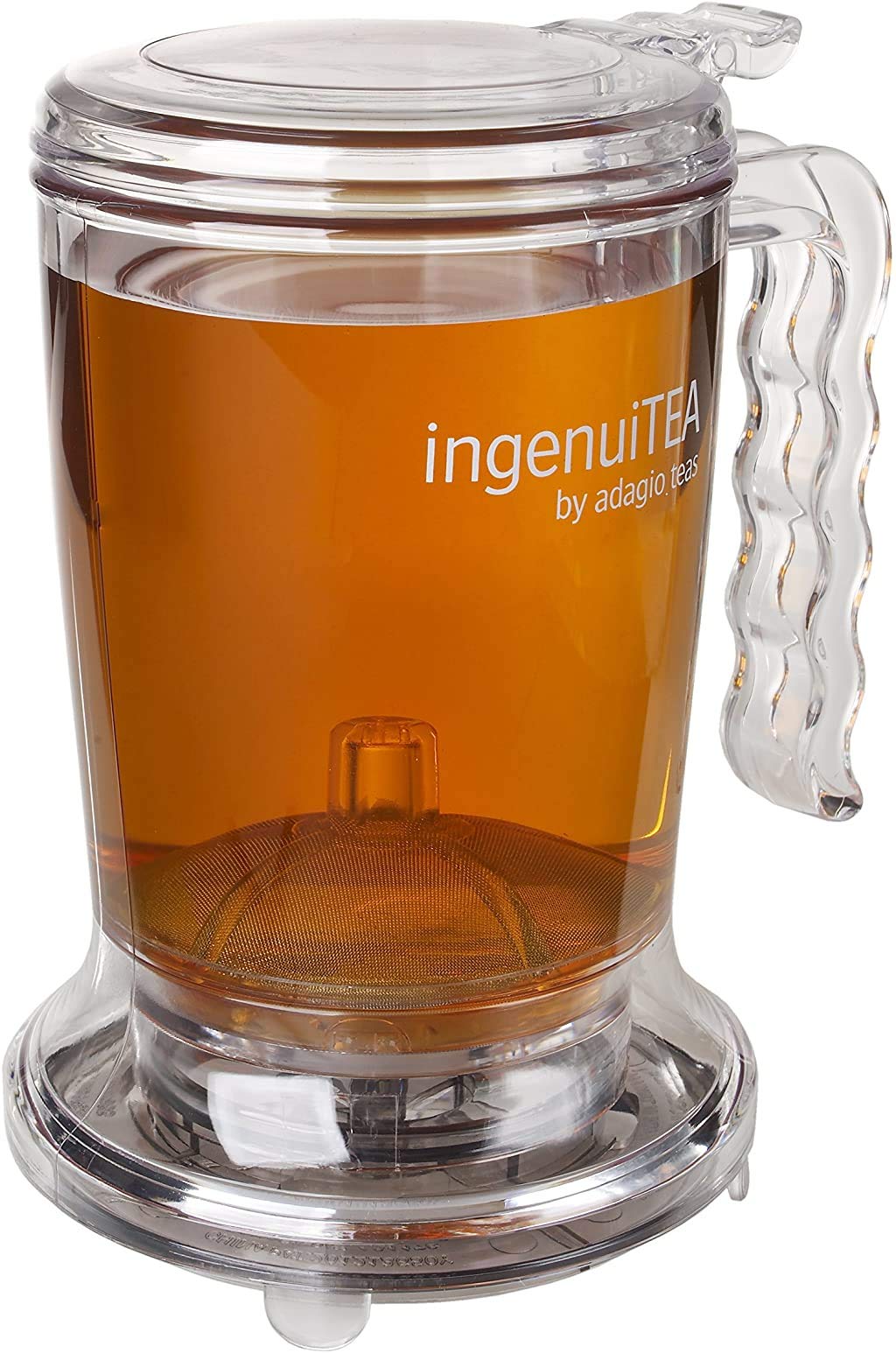 Adagio Teas Ingenuitea Bottom-Dispensing Teapot,Clear,16 Oz