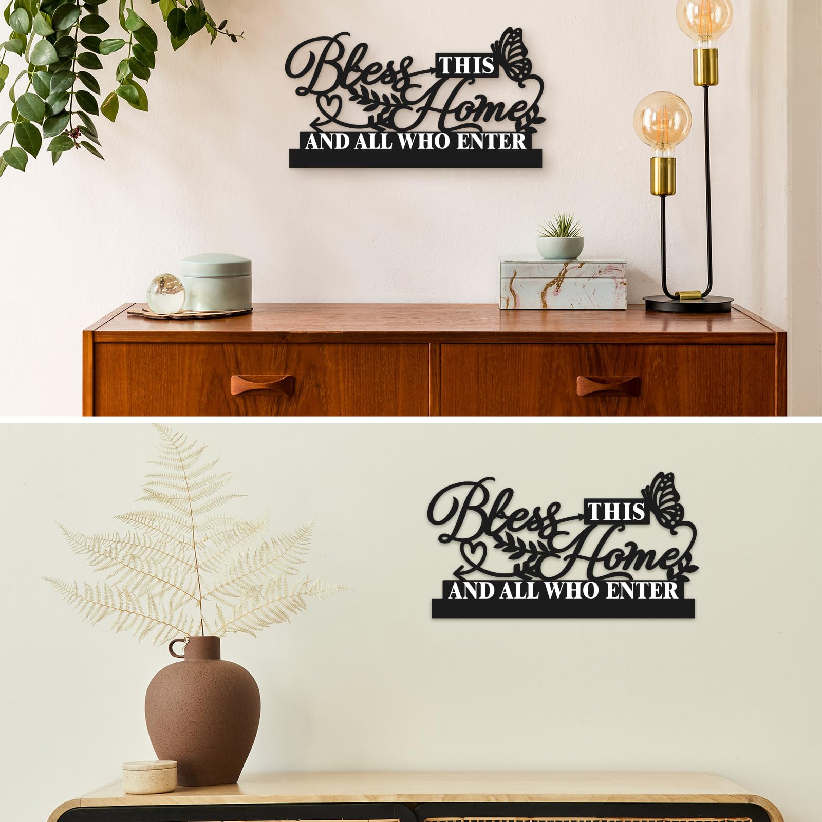 Jetec Inspirational Table Art with God All Things Are Possible Positive Sign Home Table Decoration, Motivational Centerpieces Le