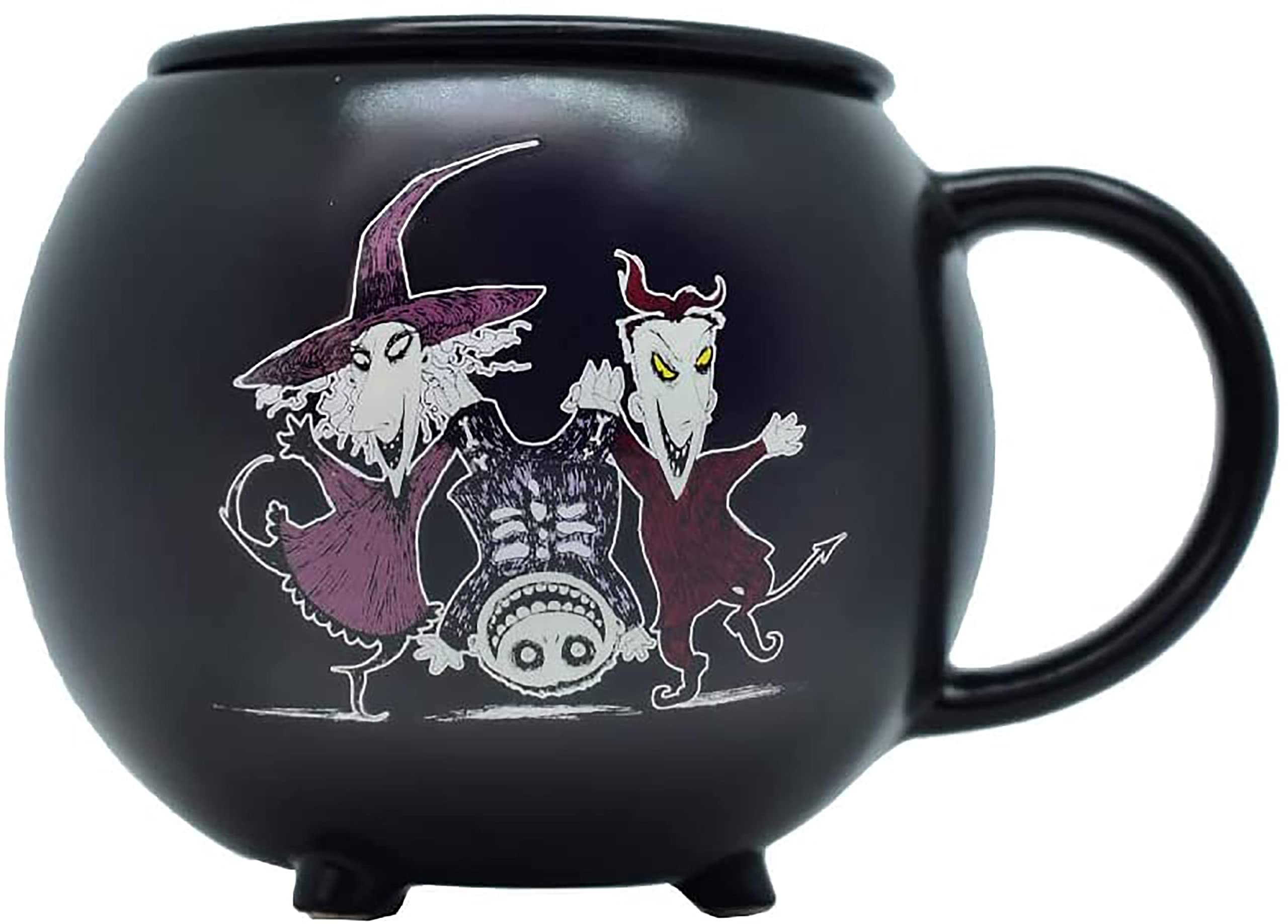 Nightmare Before Christmas Nbc Group Cauldron Mug With Cover, Black