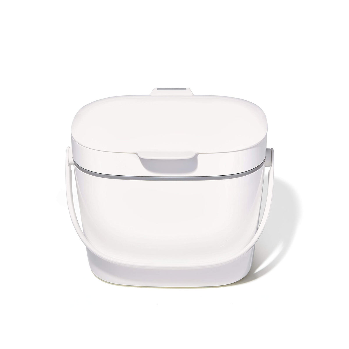 New Oxo Good Grips Easy-Clean Compost Bin, White, 1.75 Gal/6.62 L