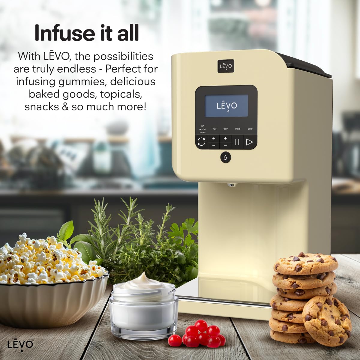 Levo Ii+ - Herbal Oil Infusion Machine Plus Filter Technology - Botanical Extractor, Herb Dryer, Decarboxylator, & Oil Infuser -