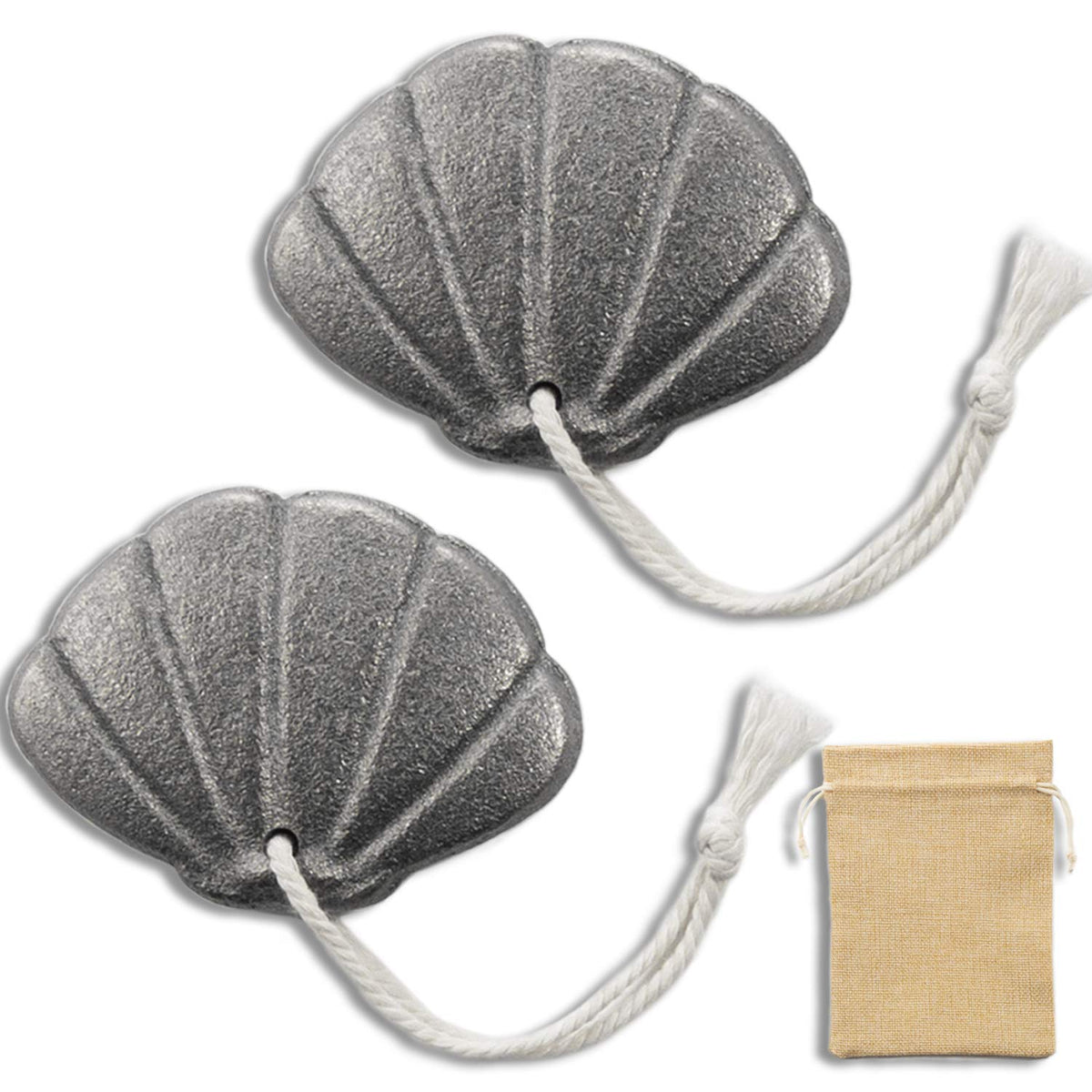 2 Packs Of Iron Seashell With Bag - A Natural Source Of Iron To Reduce The Risk Of Deficiency, An Effective And Safe Cooking Too
