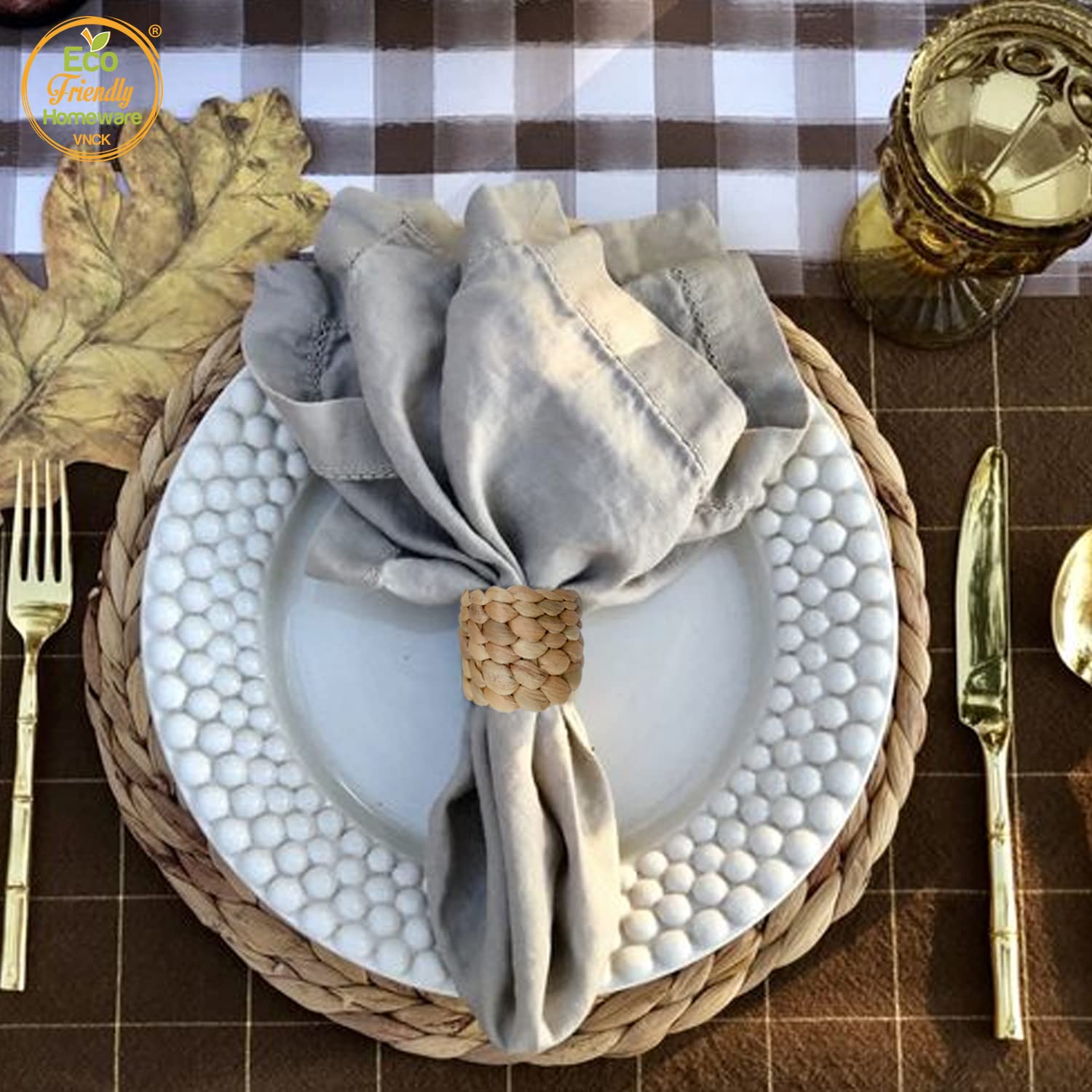 Round Placemats Set Of 6, Table Mats Set Of 6, Chargers For Dinner Plates, Place Mats Indoor Set Of 6, Round Woven Placemats Set
