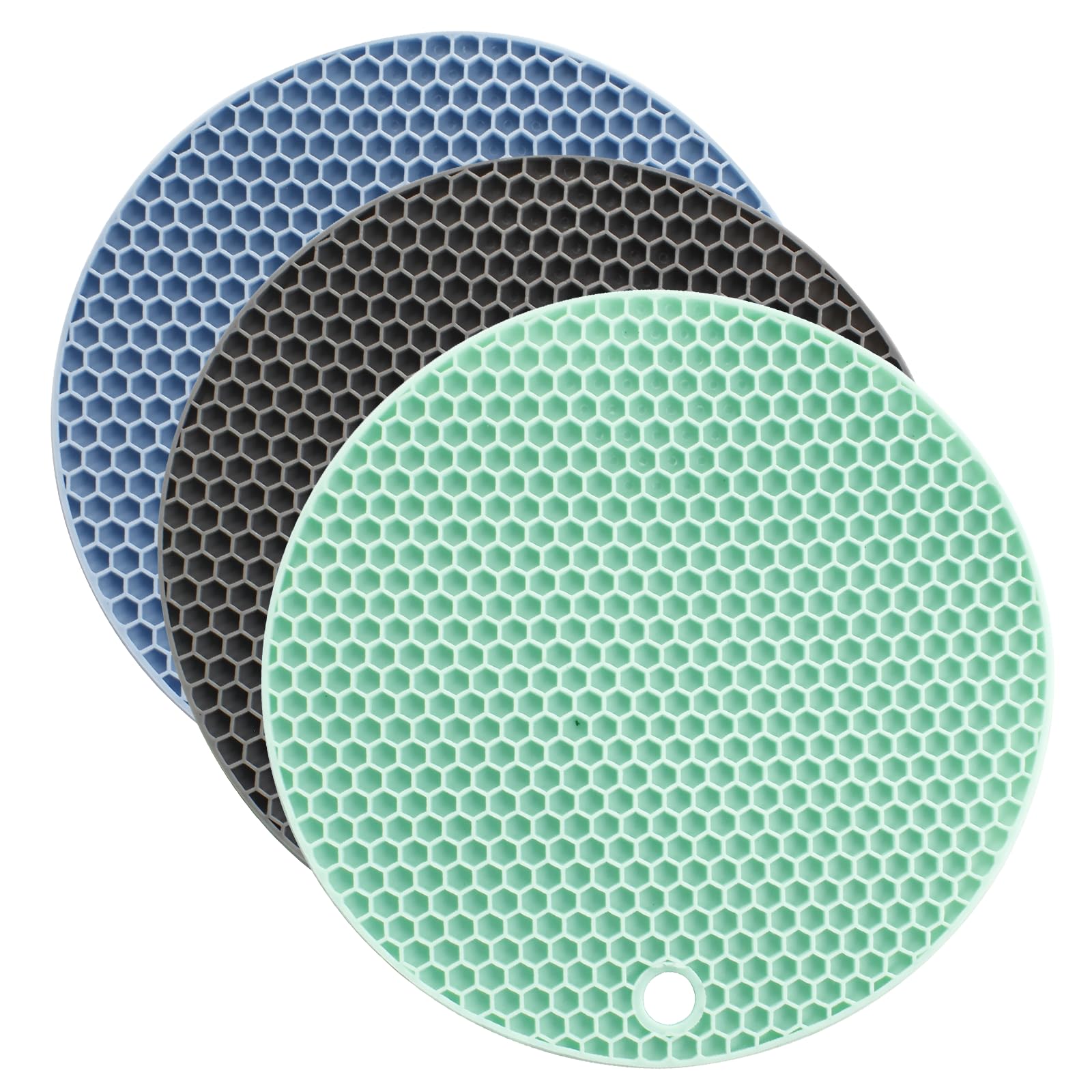 Hitefu 3Pcs Silicone Jar Opener Gripper Pads For Seniors With Arthritis Weak Hands, Rubber Multifunctional Jar Gripper Pads, Ant