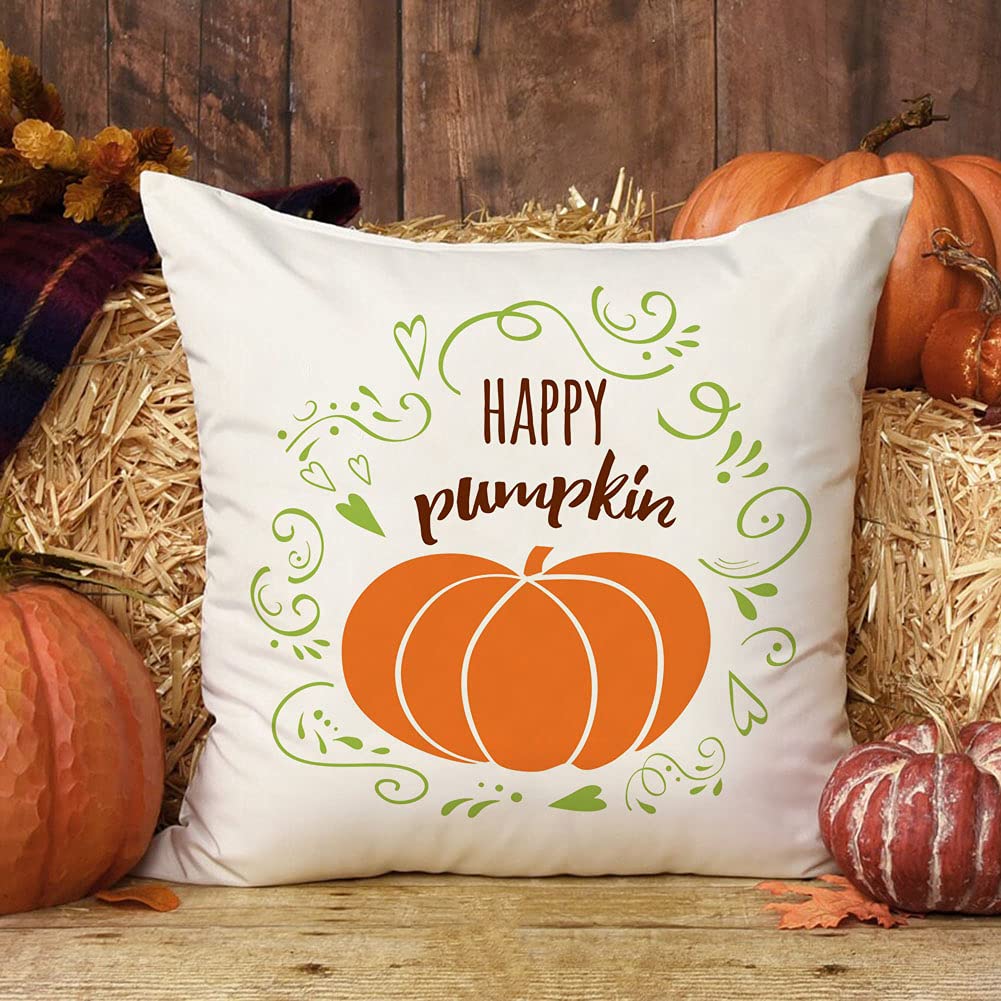 Pumpkin Stencils 8    Fall Stencils Reusable Thanksgiving Autumn Stencil Halloween Stencils For Painting On Wood Wall Door Fabri