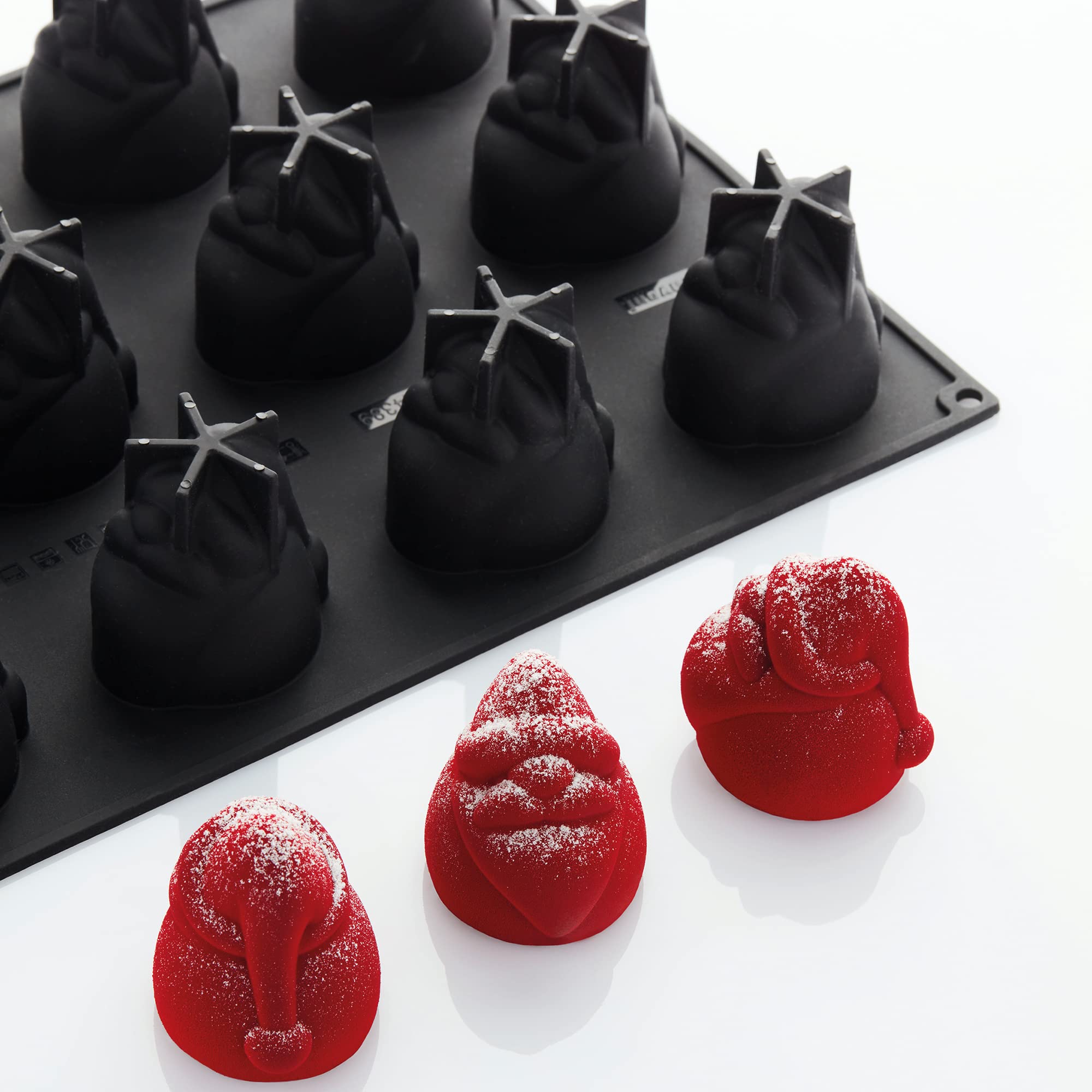 Pavoni Px4389 Pavoflex Silicone Baking Mold Freezing Mould, Santa Claus