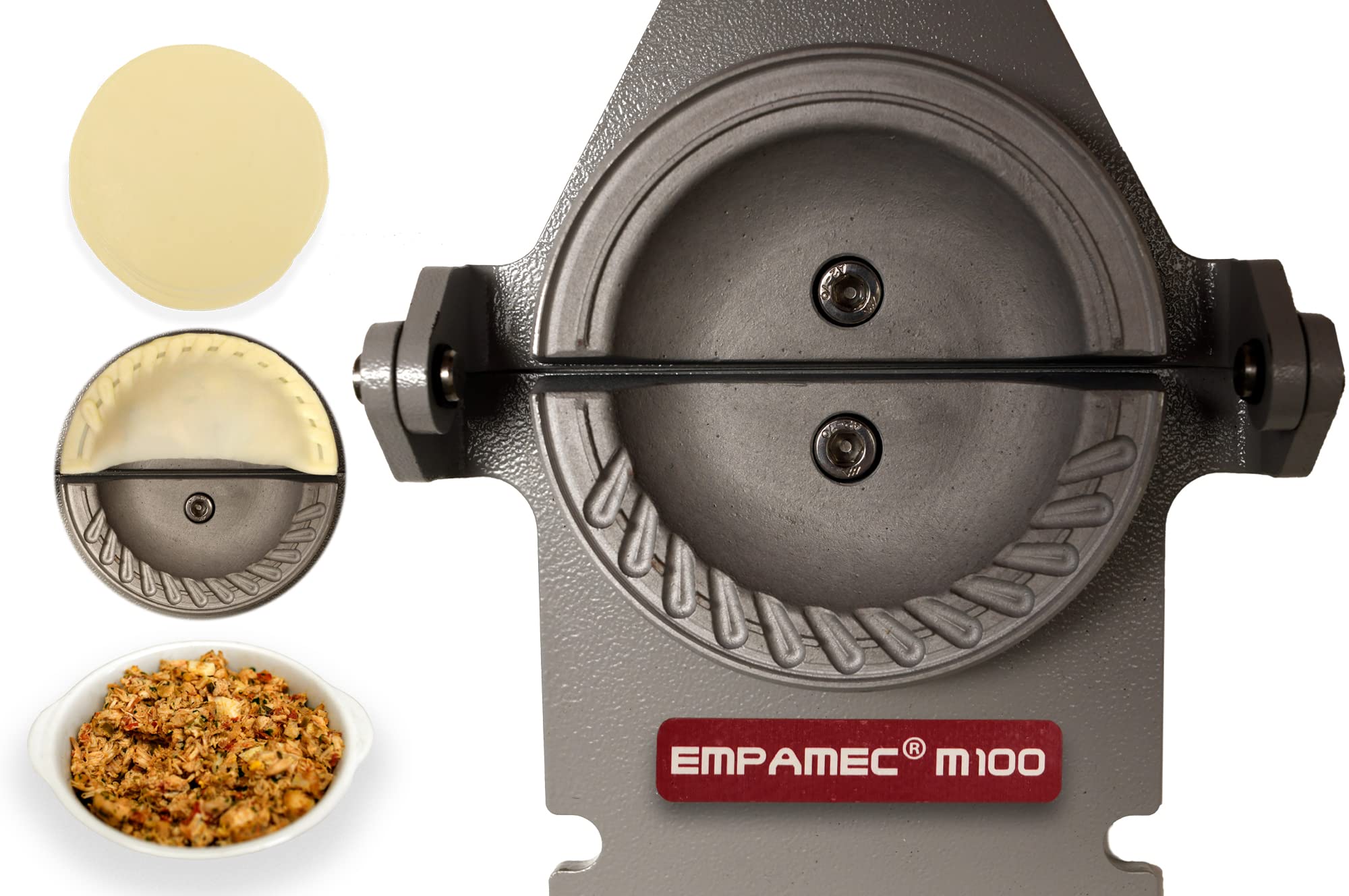 Empanada Maker Empamec Dough Size Diameter 5.5    (14Cm) To Be Used With Wheat Flour (Harina De Trigo) Makes 100 Empanadas Per H