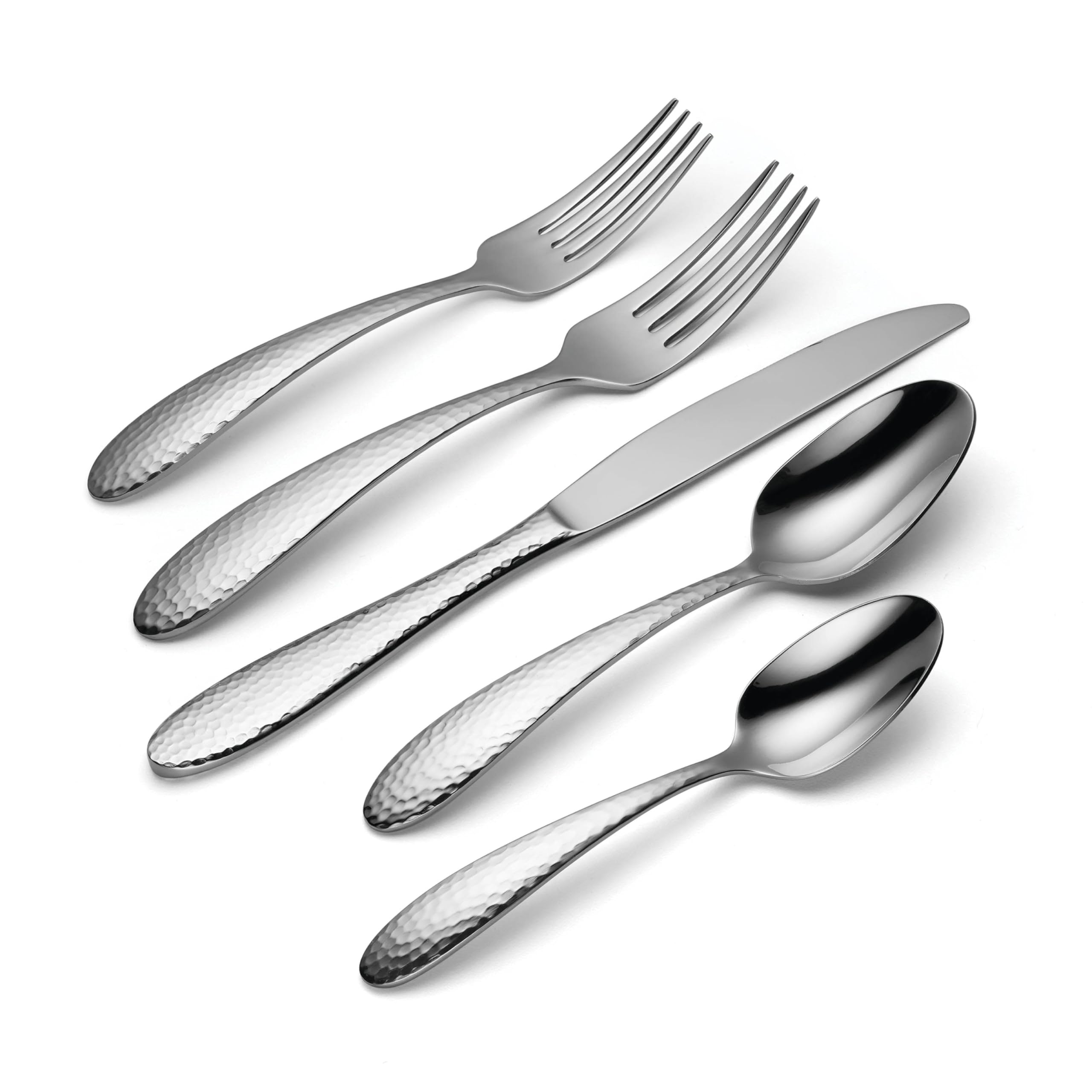 Oneida Reyna 20 Piece Set, Service For 4, 18/0 Stainless Steel, Silverware Set, Dishwasher Safe