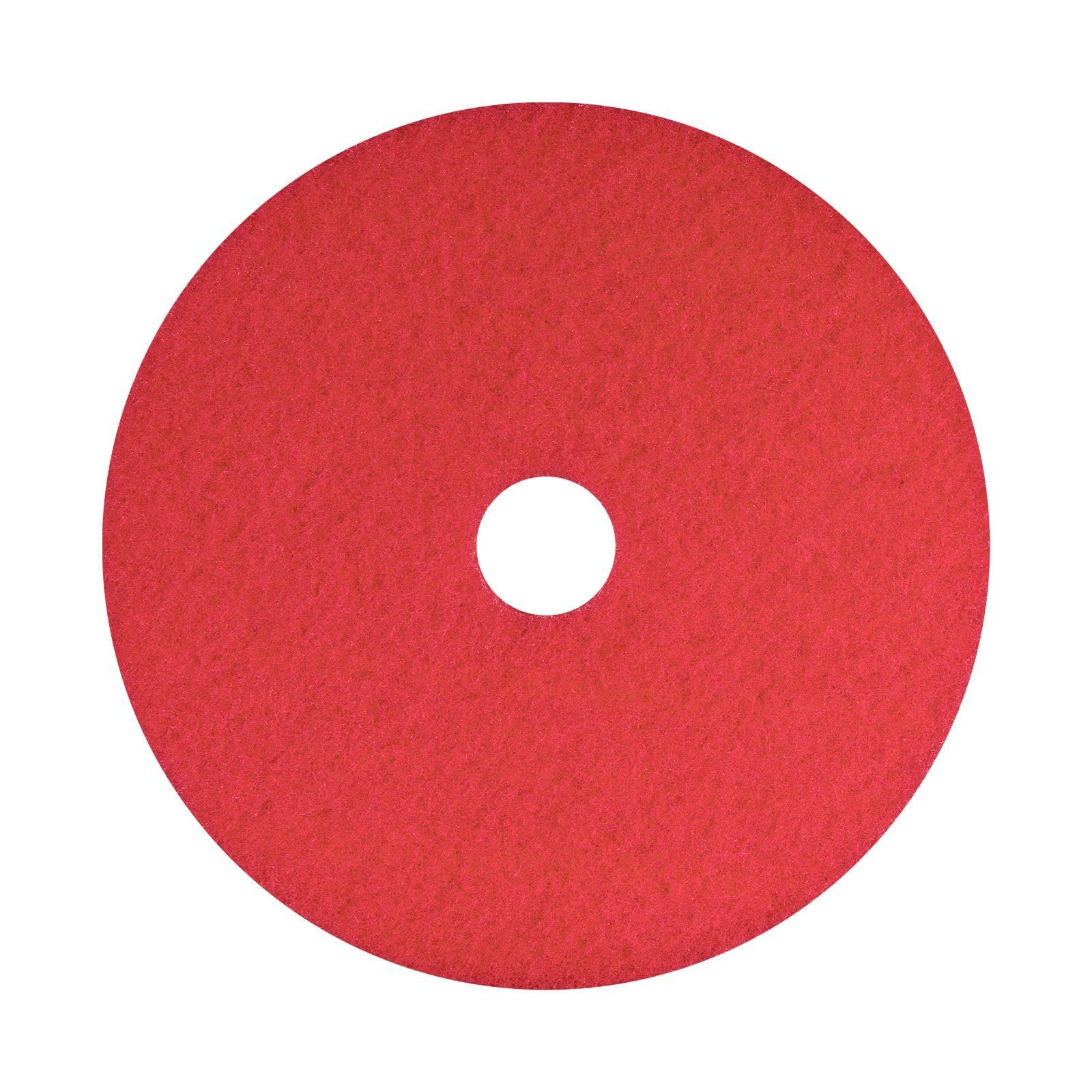 Americo Glit/Microtron 404420 Daily Cleaning and Buffing Pad  20''  Red (Pack of 5)