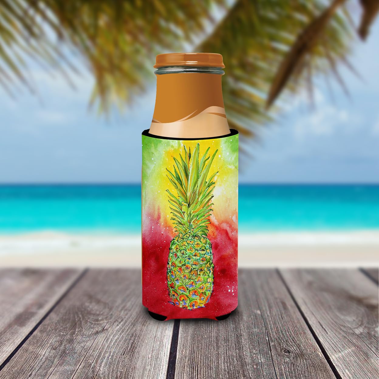 Pineapple Ultra Beverage Insulators for slim cans 8395MUK