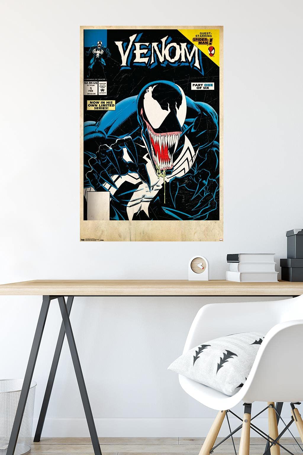 Trends International Marvel Comics - Venom - Lethal Protector Cover #1 Wall Poster, 22.375'' X 34'', Premium Unframed Version