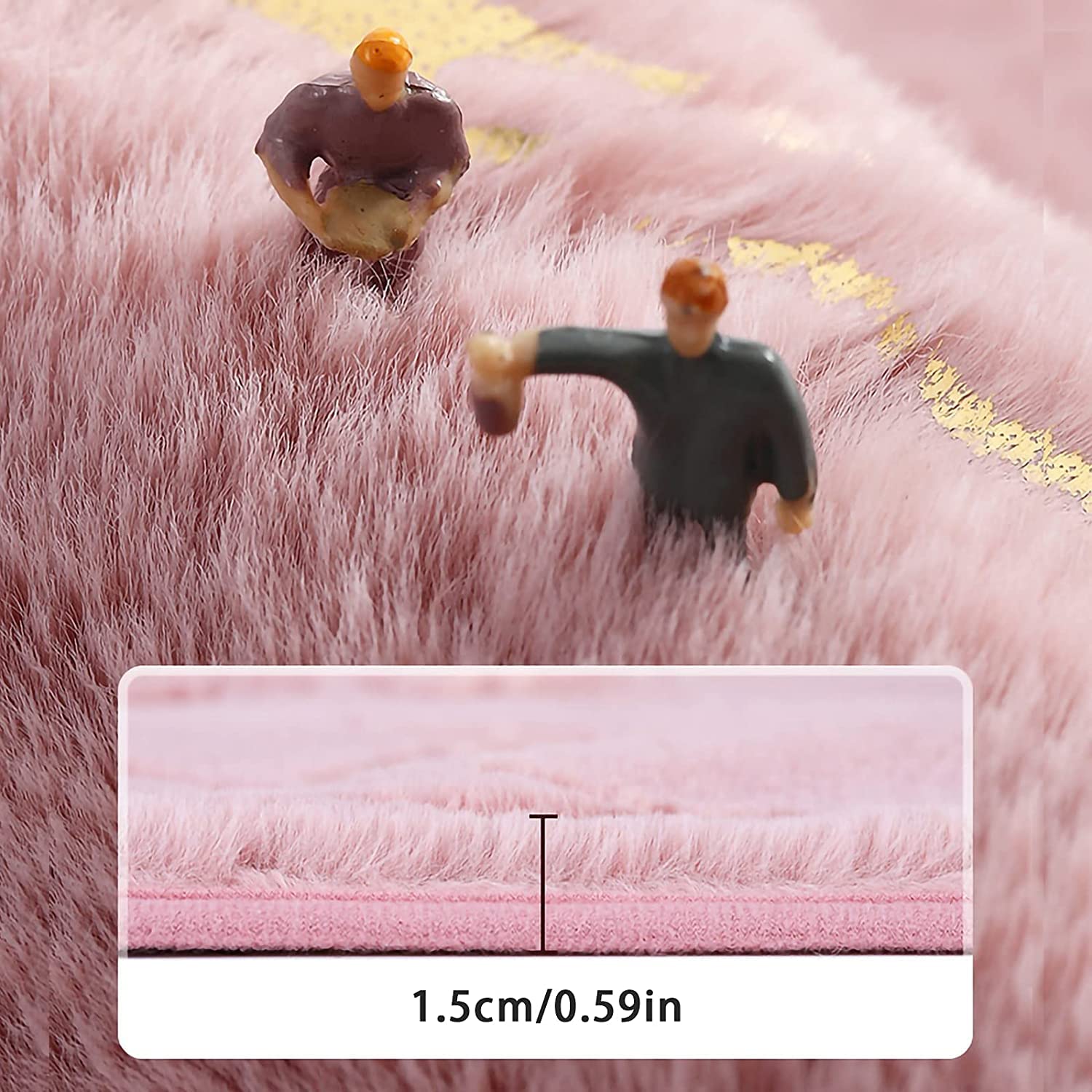 Marble Bathroom Rugs and Mats Set 3 Piece Nonslip Pink Bathroom Mats Soft Washable Bath Mat for Bathroom Floor Mats Carpet Water Absorbent Shower Rug with U-Shaped Contour Rug Toilet Lid Cover
