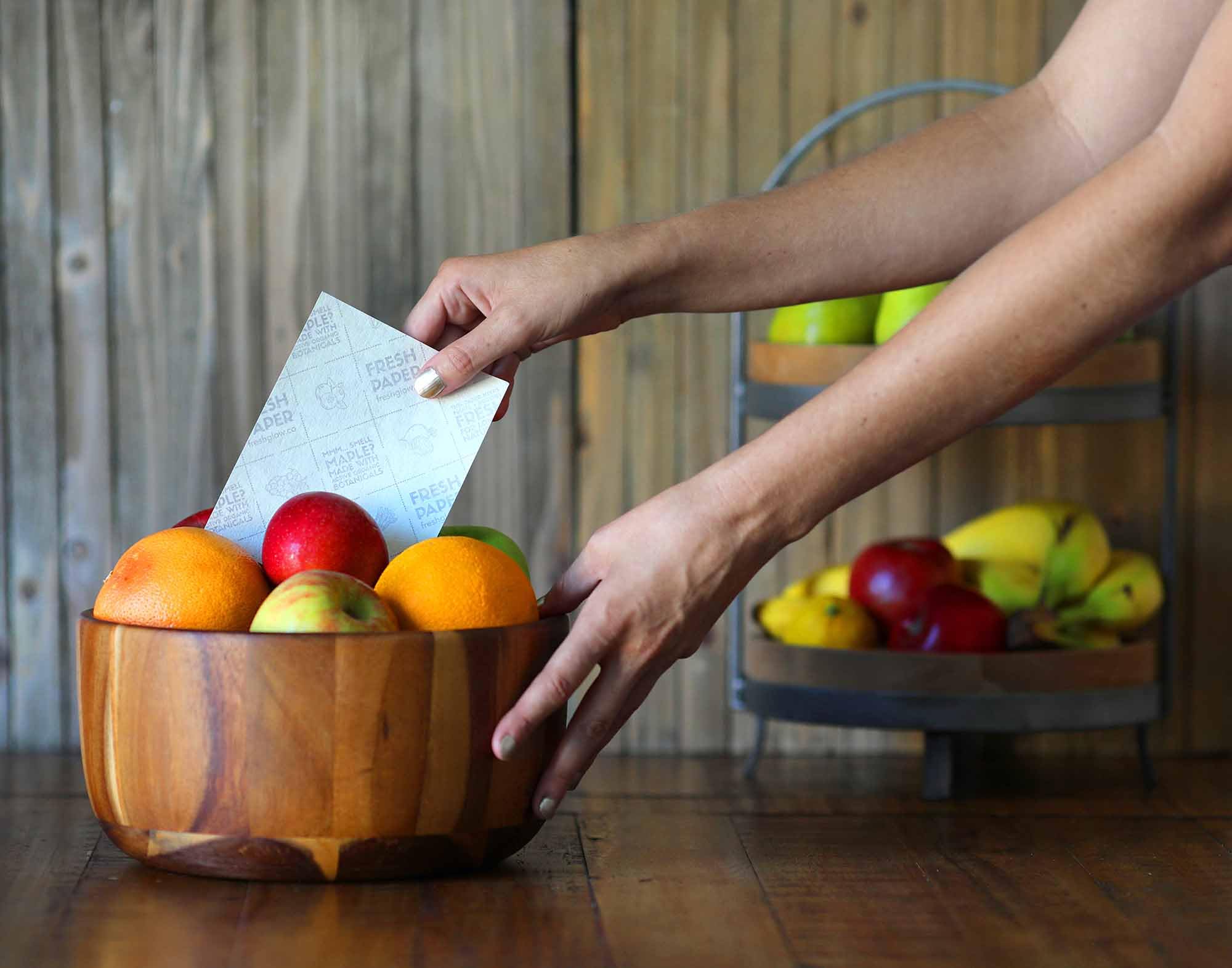 THE FRESHGLOW CO FreshPaper Food Saver Sheets, 16 Reusable Sheets, Keeps Produce Fresh 2-4x Longer, 2-Pack, Made in the USA