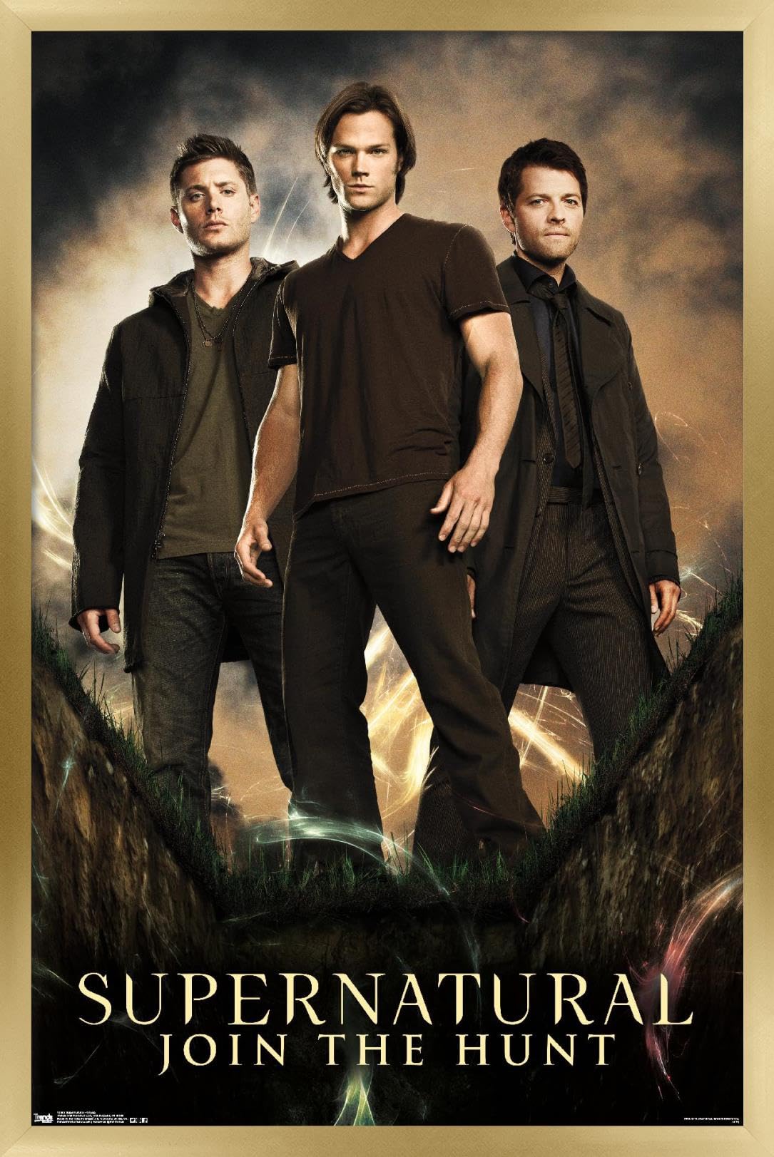 Trends International Supernatural - Group Wall Poster, 22.375'' X 34'', Gold Framed Version