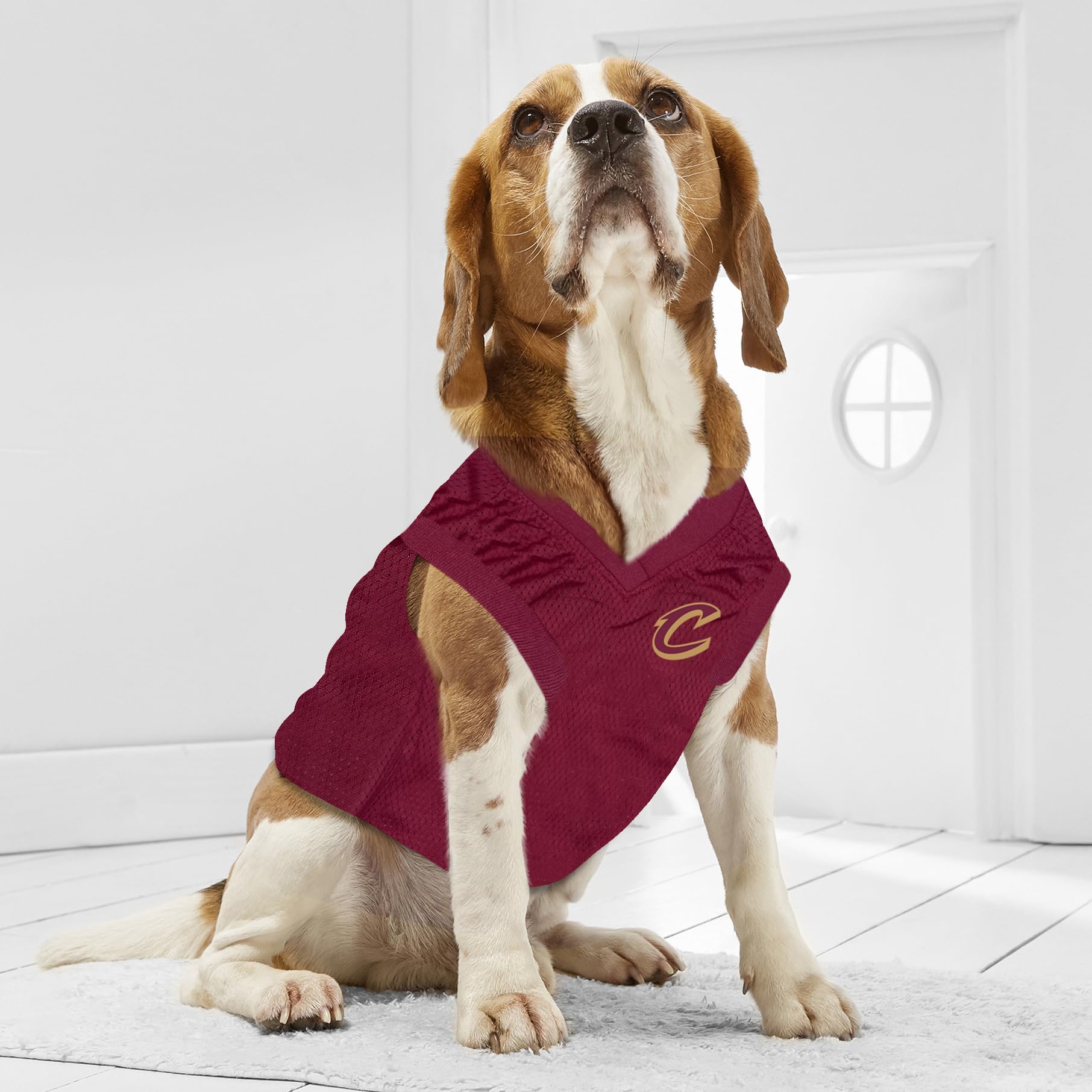 Nba Cleveland Cavaliers Dog Jersey, Medium - Tank Top Basketball Pet Jersey