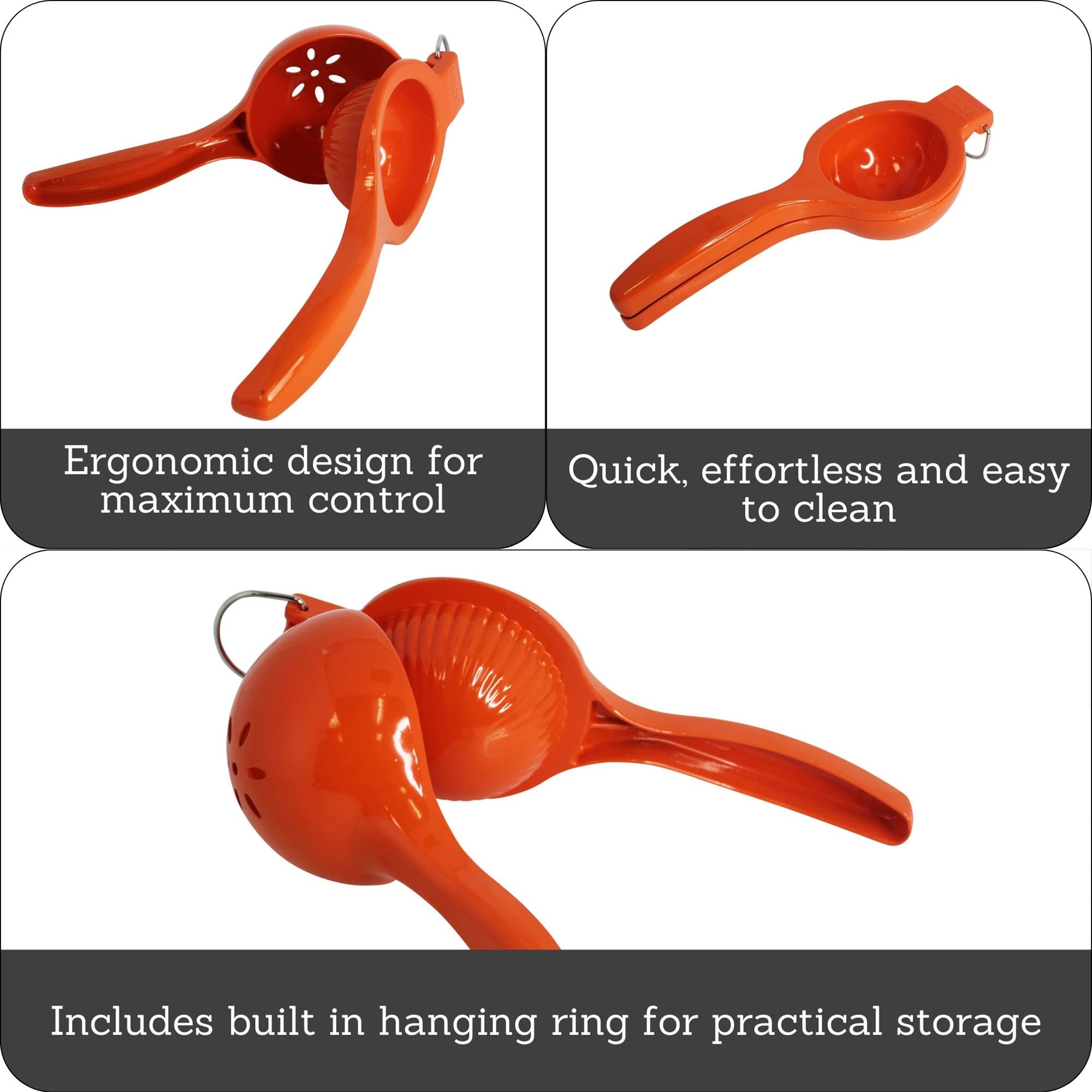 Imusa Orange And Citrus Squeezer, Orange