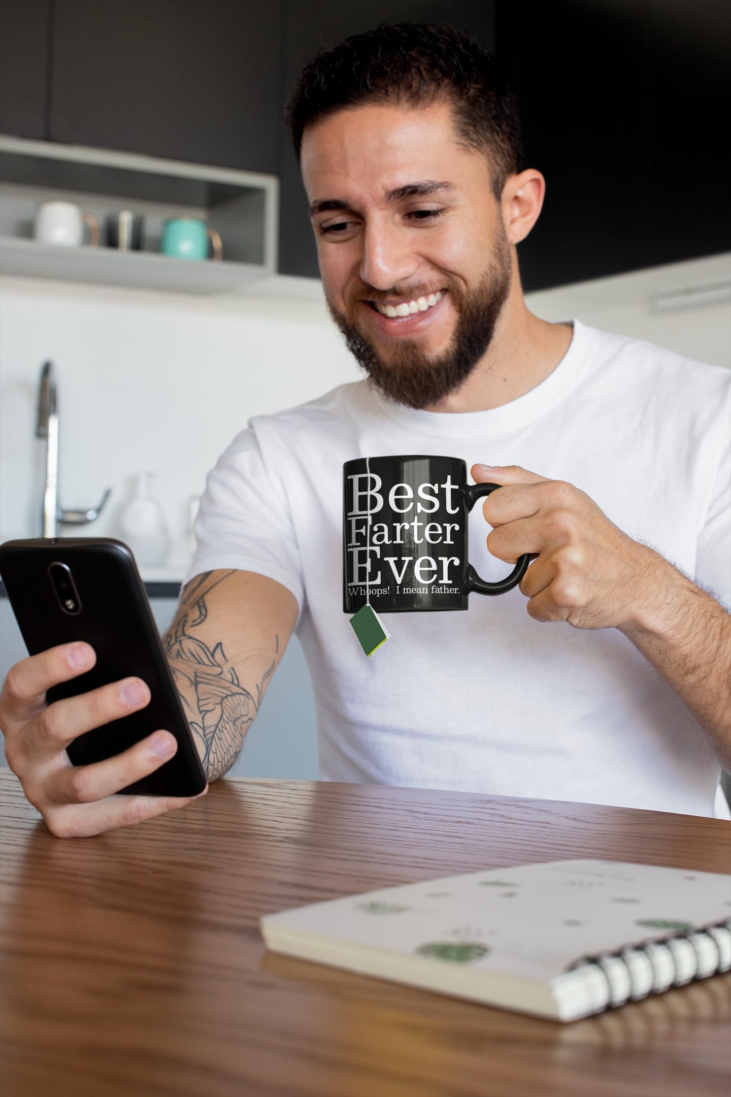 Find Funny Gift Ideas Best Farter Ever I Mean Father Funny Dad Mug Mug - World's Greatest Farter Funny Fathers Day Mugs Gifts from Kids Son  FathersDay Gifts for Dad from Daughter  (BFE Black)