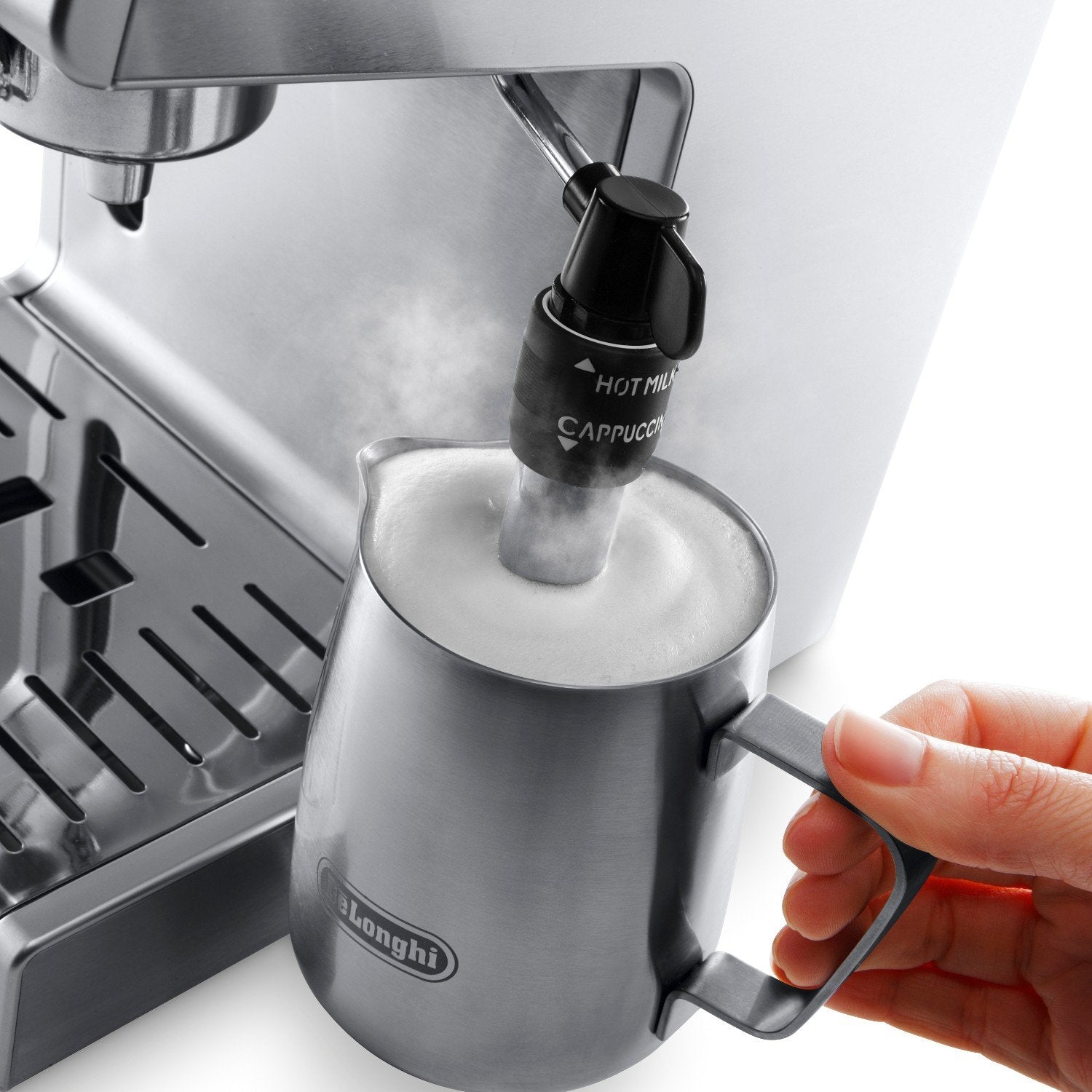 De'Longhi Bar Pump Espresso And Cappuccino Machine, 15'', Stainless Steel