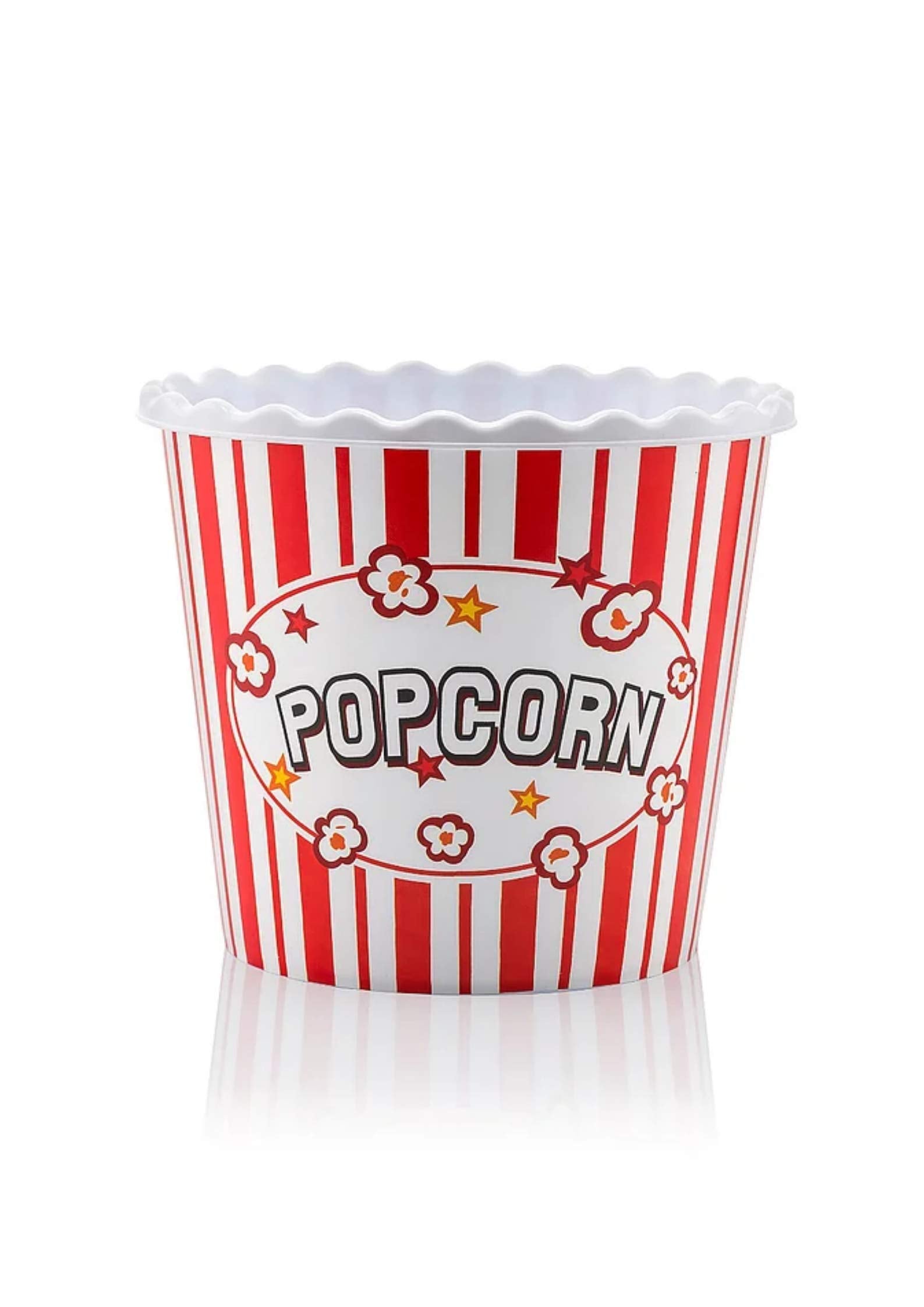 Ononexpress Modern Style Reusable Plastic Popcorn Box/Popcorn Containers/Popcorn Bowls Set For Movie Theater Night - (Bpa Free -