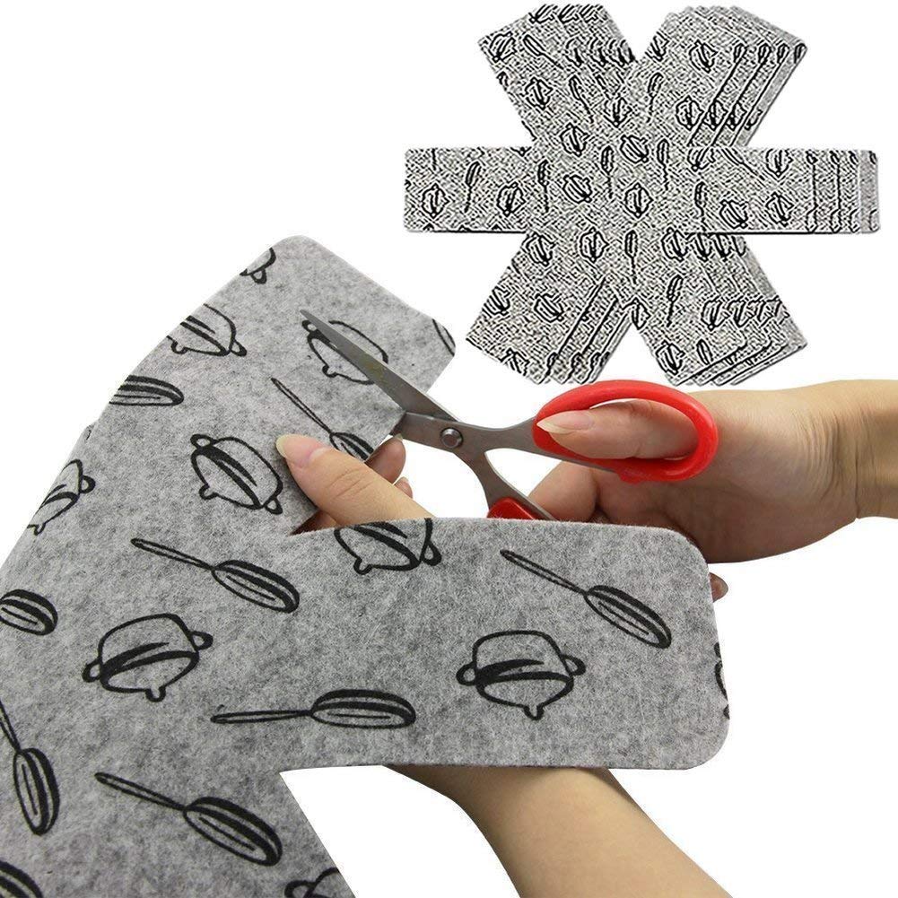 Xutong Pot And Pan Protectors, Set Of 12 And 3 Different Size, Cookware Protector Set/Pots And Pans Dividers/Pans Separator Anti