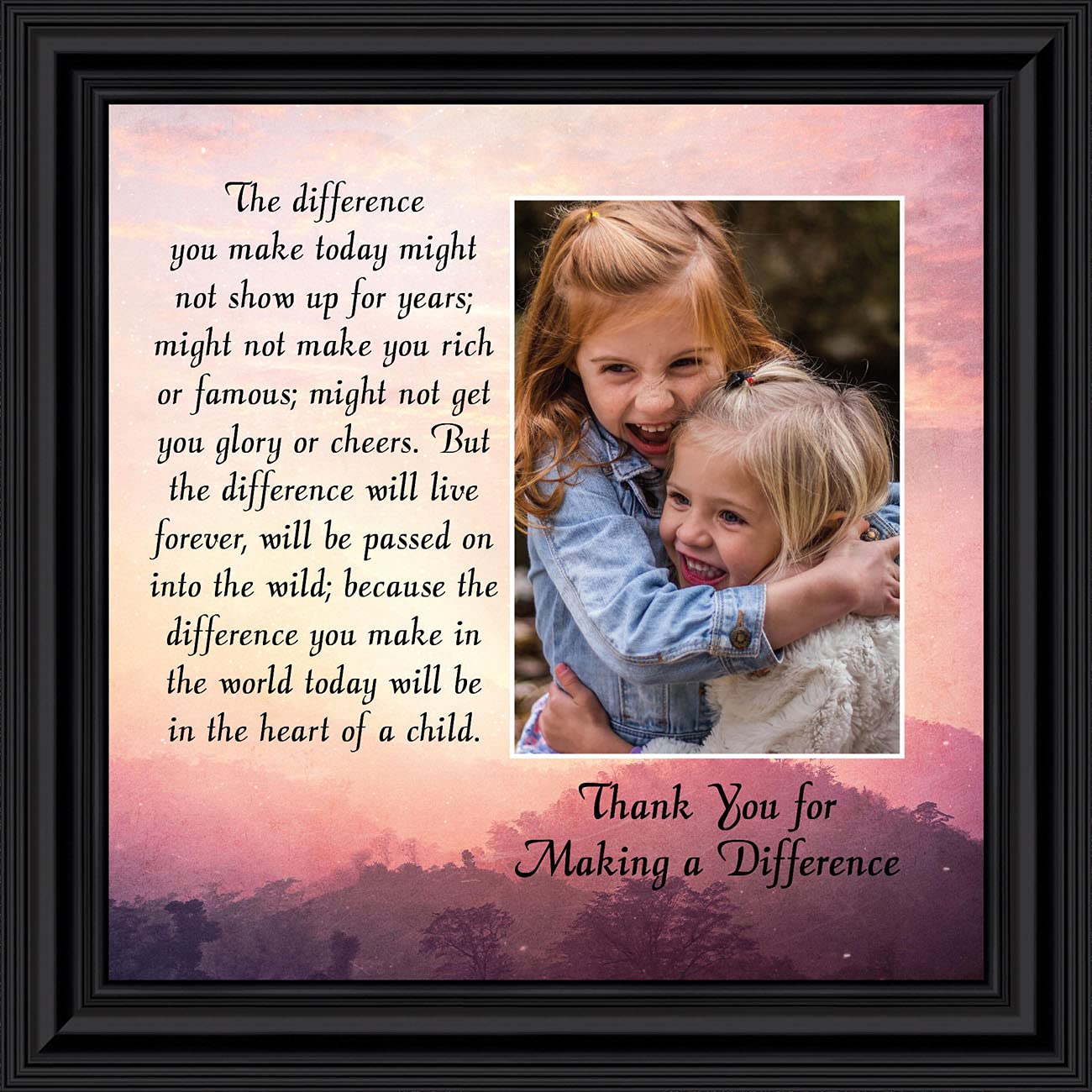 Crossroads Home D  Cor Teacher Gifts To Say Thank You, You Make A Difference Quote Thanking Those Who Work With Children, Teache