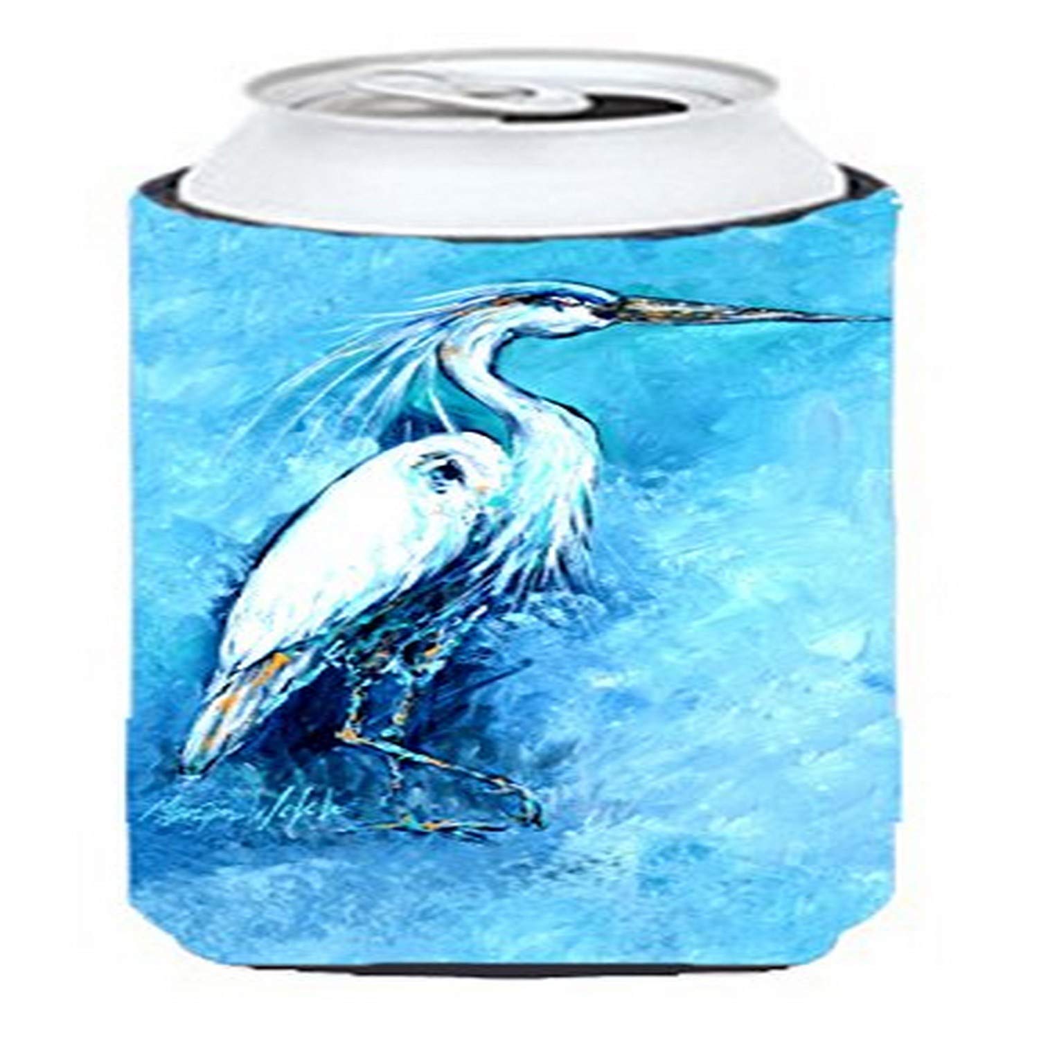 Standing Gaurd Egret Tall Boy Beverage Insulator Hugger MW1202TBC