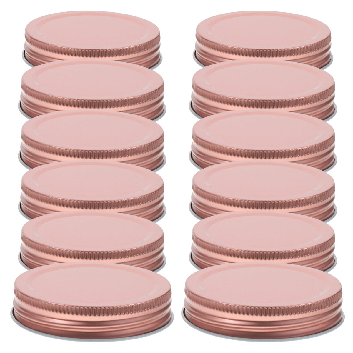 Kichvoe 12Pcs Regular Mouth Mason Jar Lids Round Canning Jar Lids Wide Mouth Sealing Food Storage Mason Can Covers Tinplate Drin