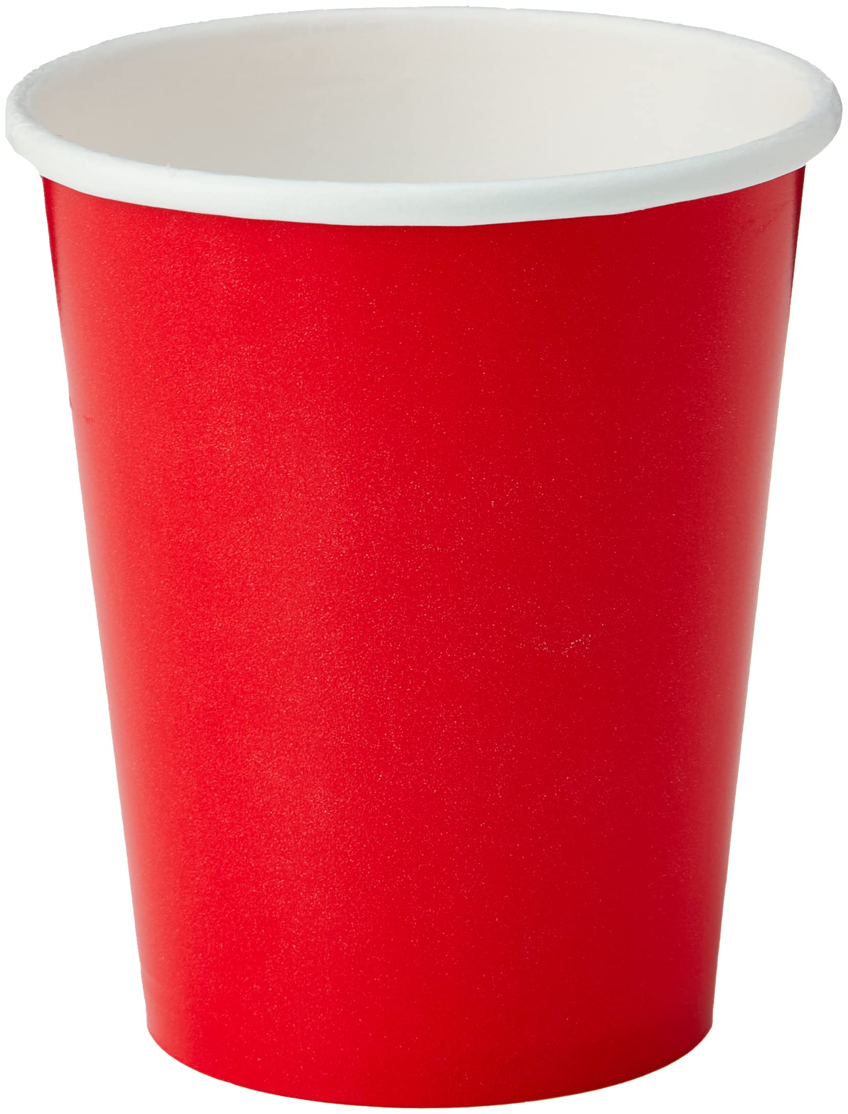 Unique Industries Solid Paper Cups, 9 Oz, Ruby Red