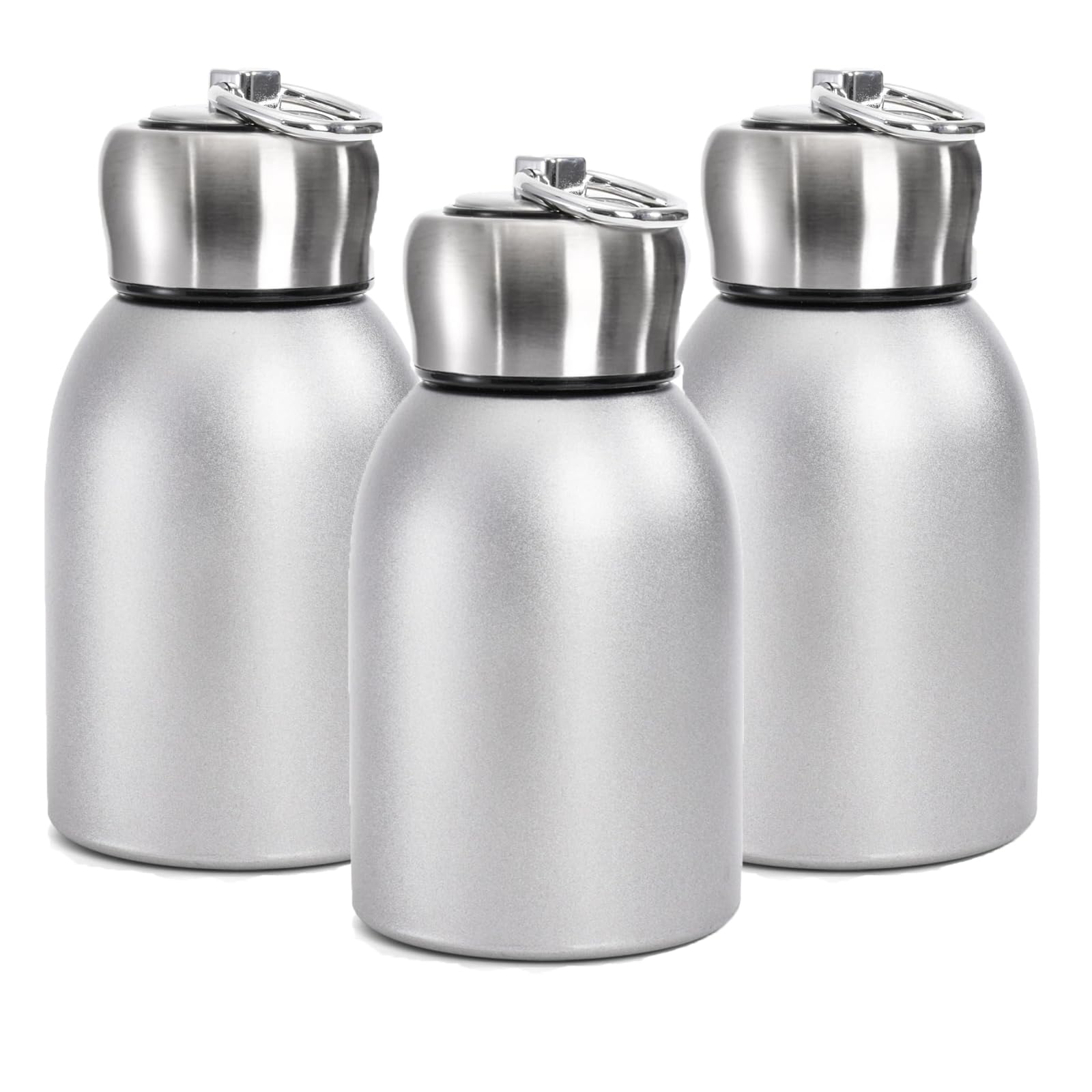Ntwoiee 3 Pack 10oz Mini Stainless Steel Water Bottle, Vacuum Insulated Sport Tumbler Cup, LeakProof Travel Coffee Mug for Hot 
