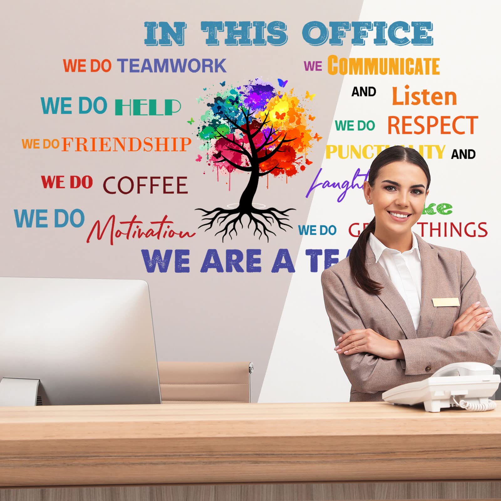 Office Inspirational Wall Decals Office Wall Decor For Office Quotes Positive Sayings Peel And Stick Office Stickers Motivationa