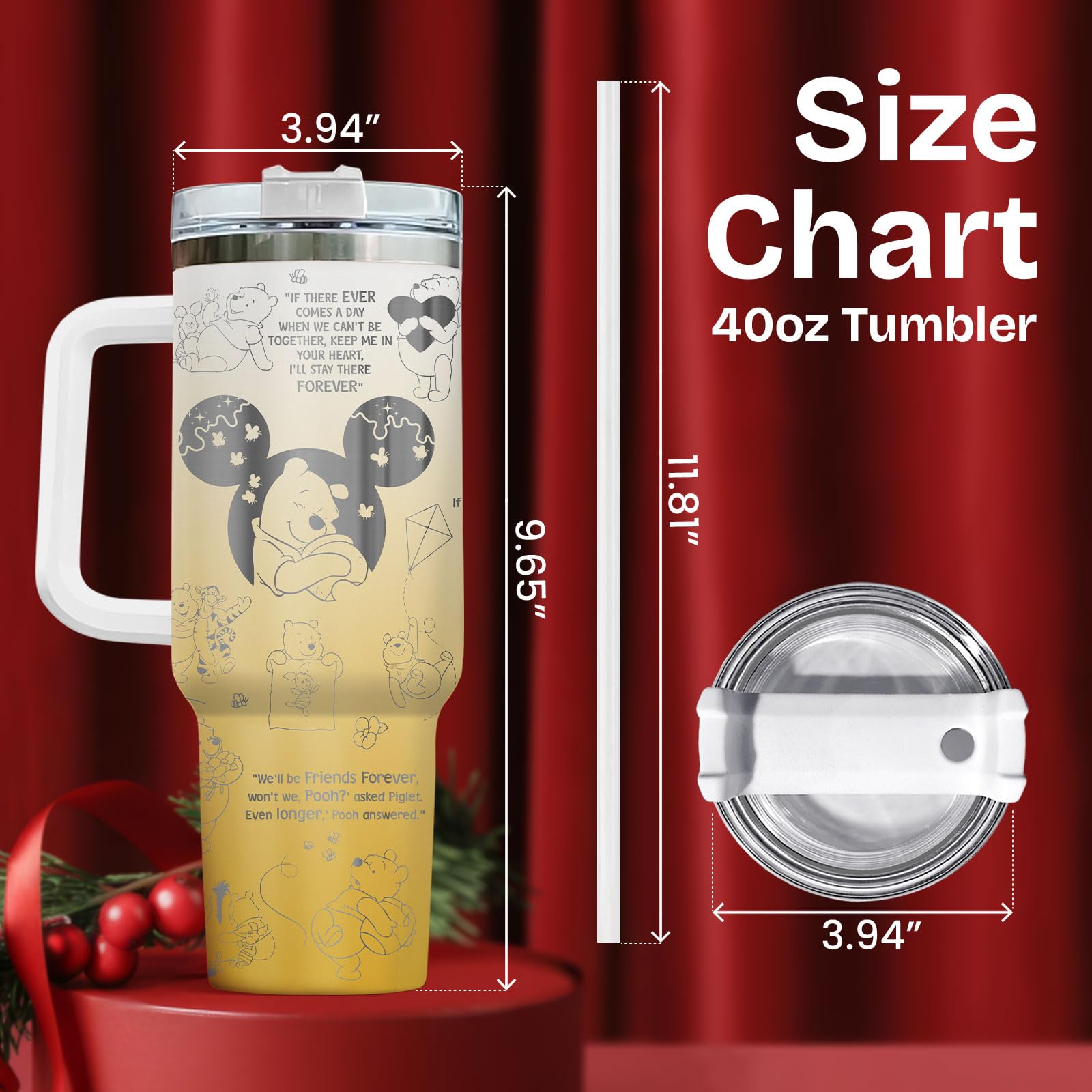 GEPOSTORE Halloween Tumbler 40oz with Handle - Spooky Green Horror Cup with Lid and Straw - Haunted-Themed Drinkware - Creepy Gi