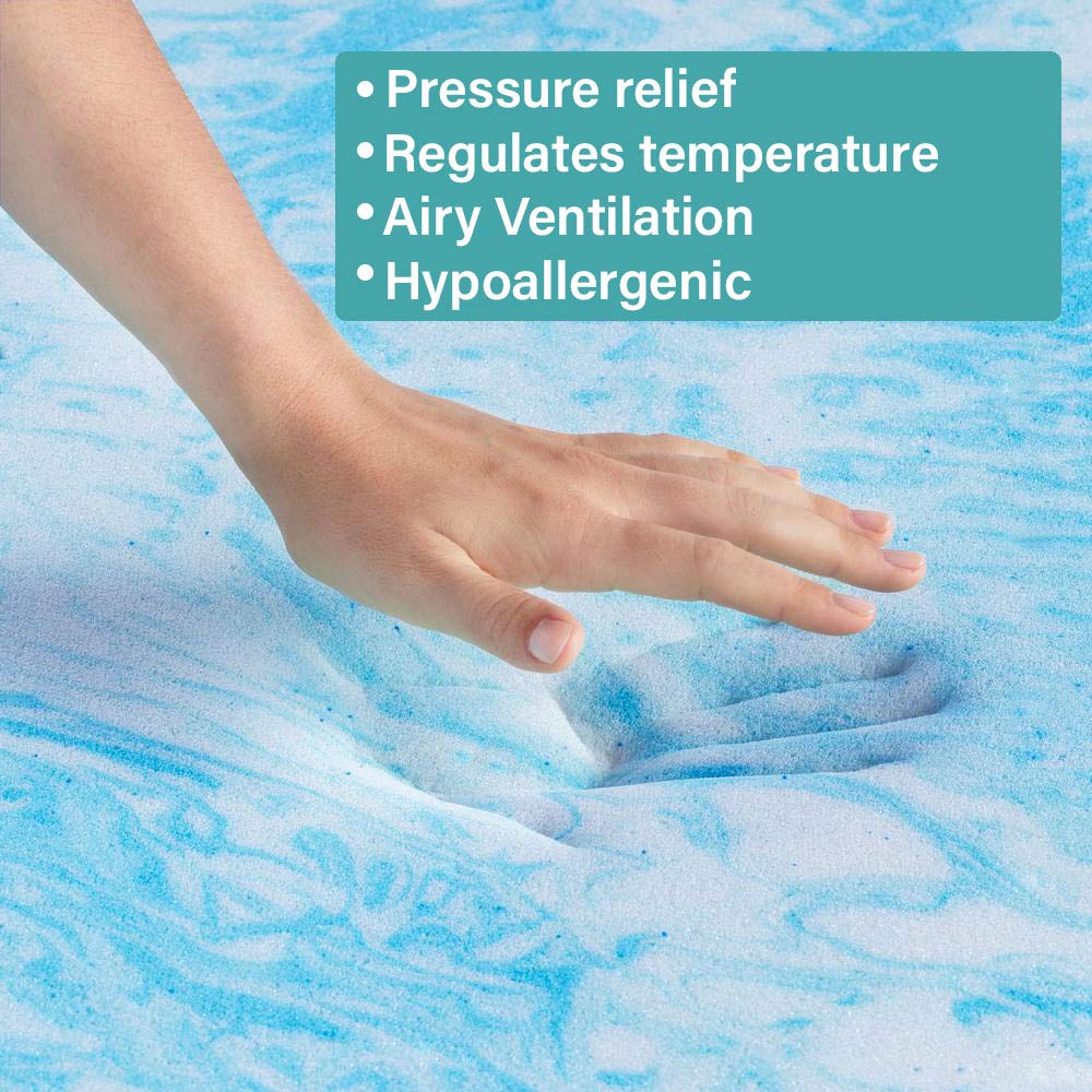 Foamma 6    X 36    X 96    Truck, Camper, Rv Travel Visco Gel Memory Foam Bunk Mattress Replacement, Made In Usa, Comfortable,