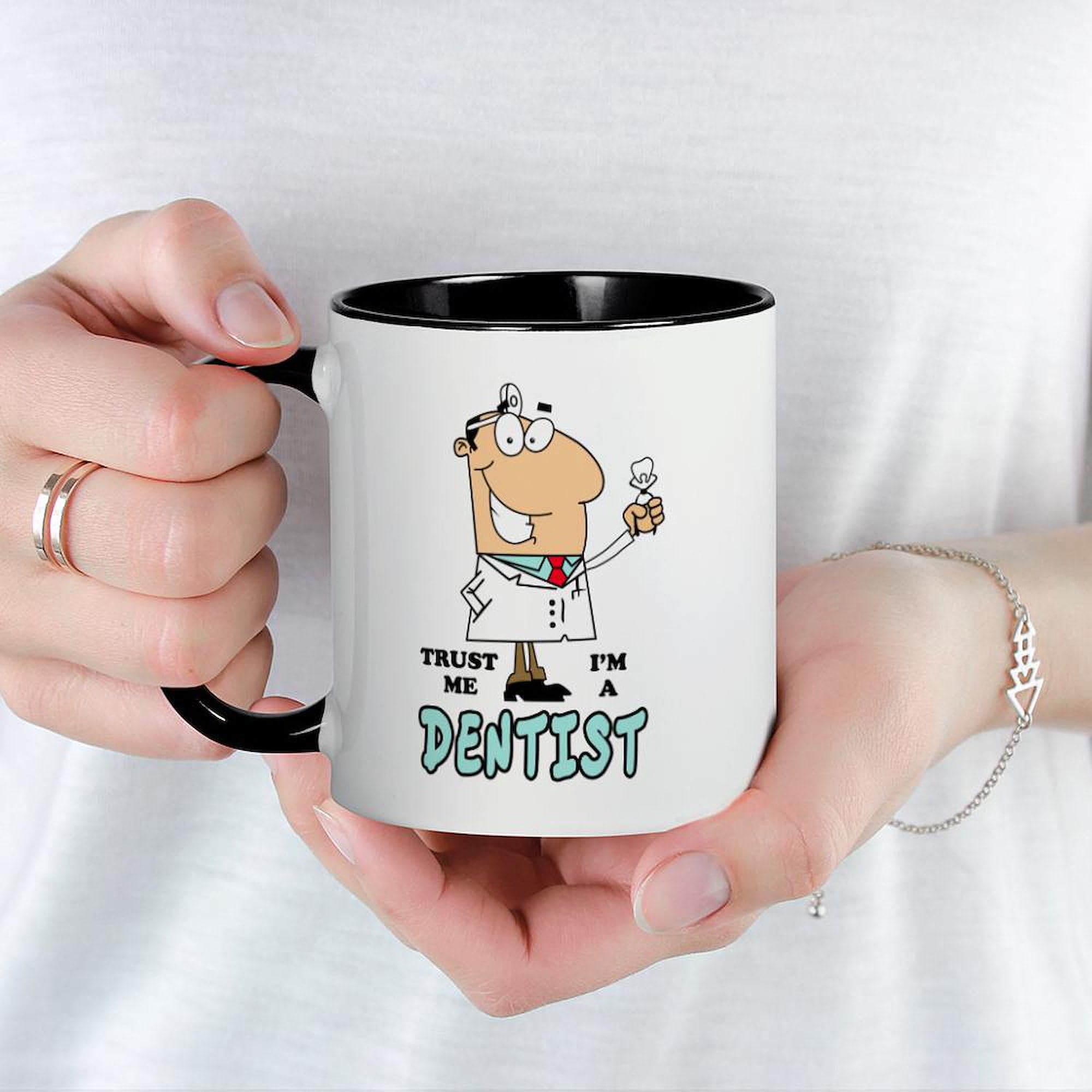 Cafepress Trust Me Im A Dentist Mug 11 Oz (325 Ml) Ceramic Coffee Mug