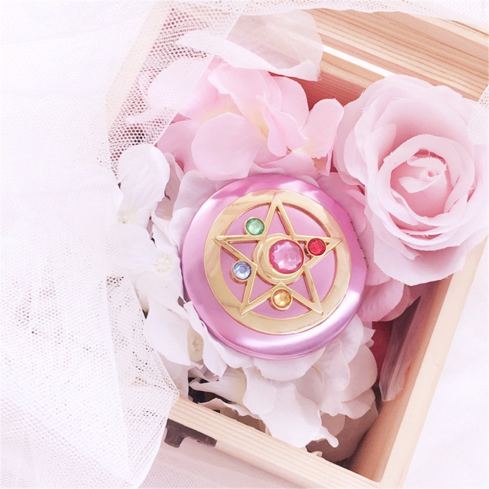 Fymsm Shopular Moonlight Memory Series Crystal Star Mirror Case Cosmetic Make Up Mirror Gift