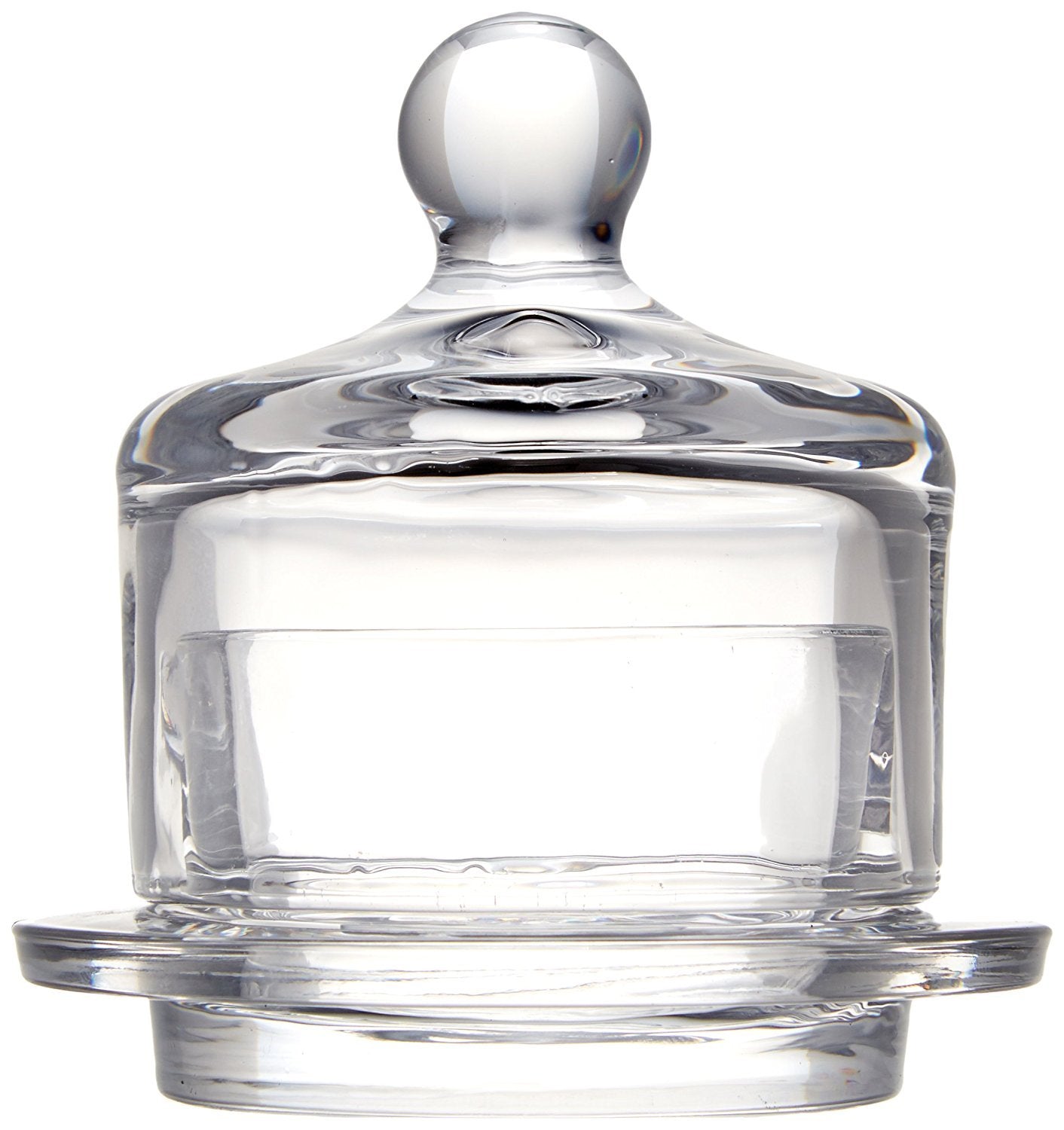 Abbott Collection 27-Antoine Butter Dish, Small Round Dome, Clear