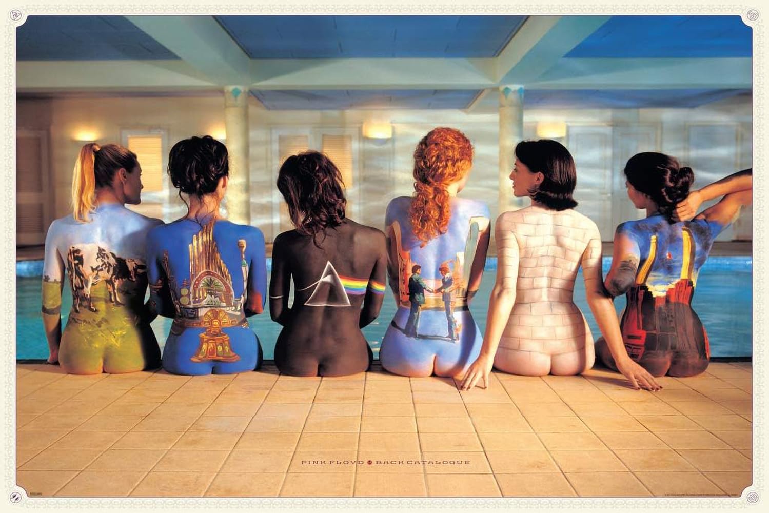 Pink Floyd Back Catalog Music Album Artwork 36X24 Art Print Poster